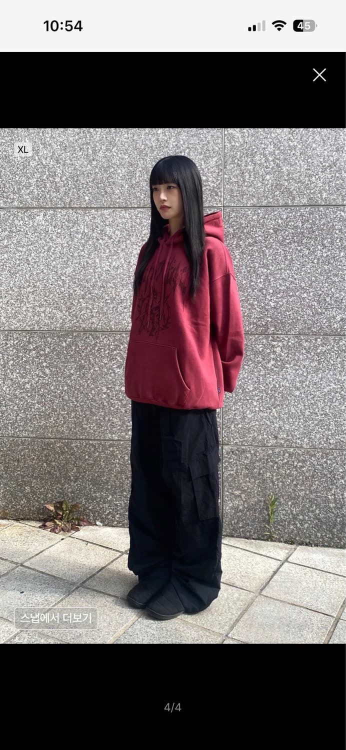 낫포너드 나일론 카고 와이드 팬츠  상품이미지2