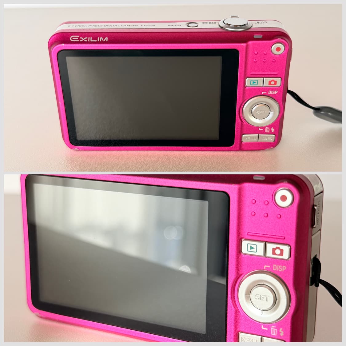 💖카리나 최예나 토모토모픽 💖카시오 엑슬림 EX-Z80 핑크 디카 상품이미지6