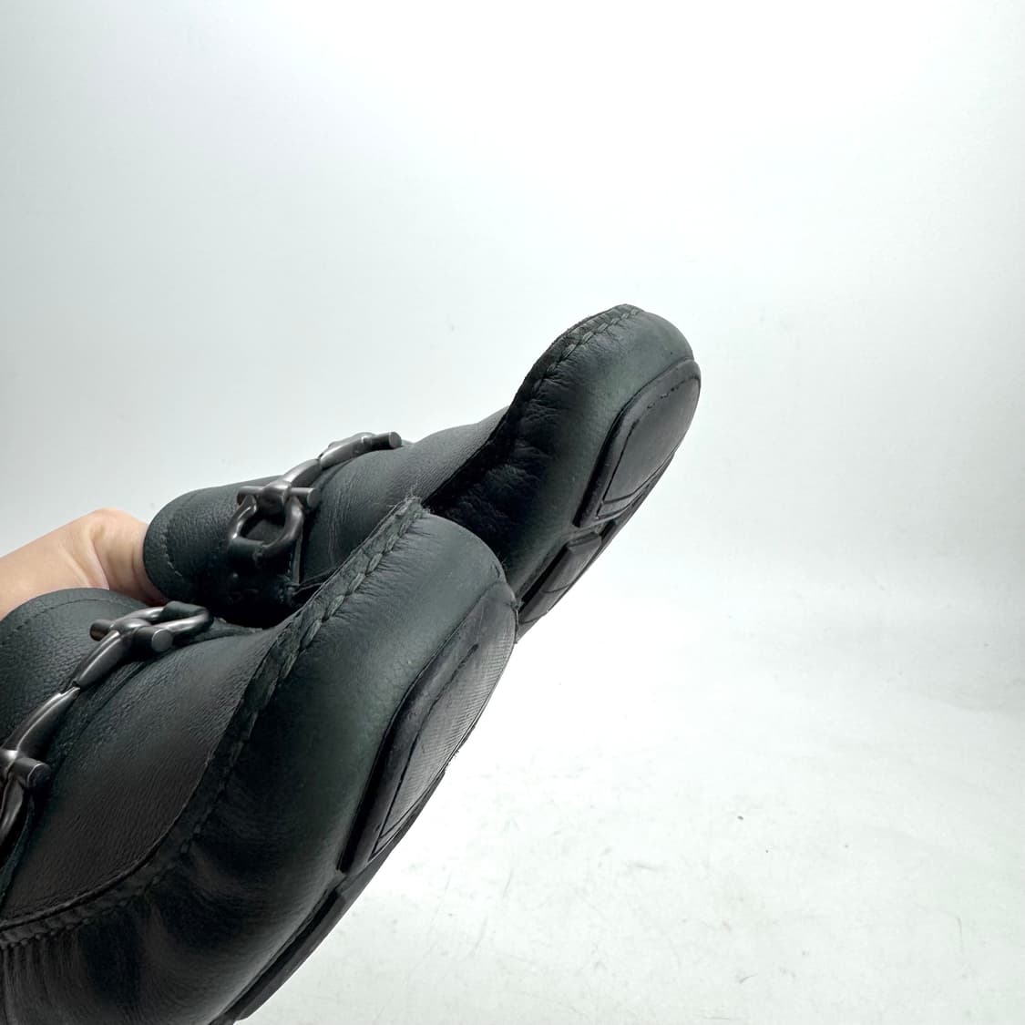 270) 페라가모 간치니 드라이빙슈즈 로퍼 딥그린 상품이미지5