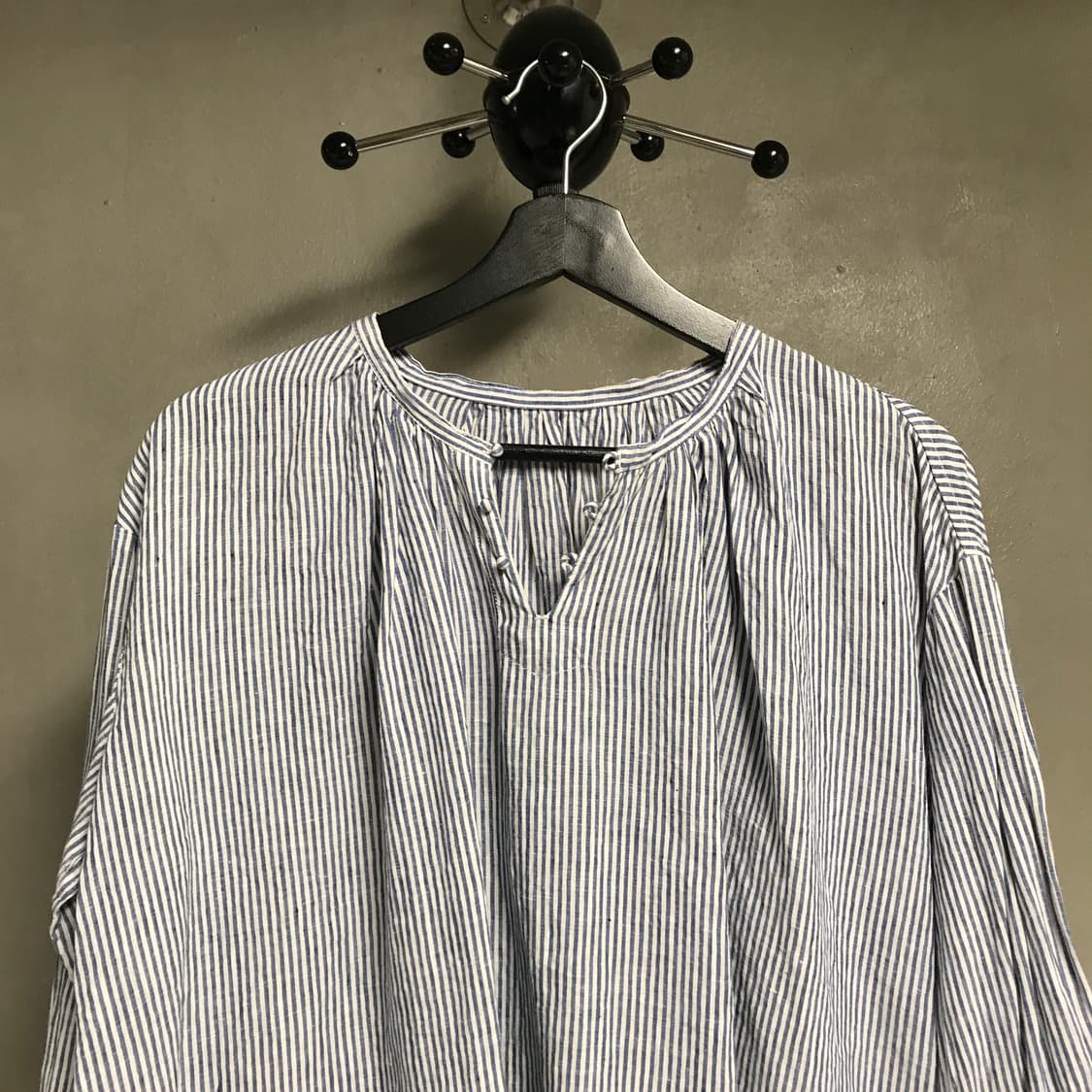 주카 스트라이프 블라우스 F(W) 상품이미지2