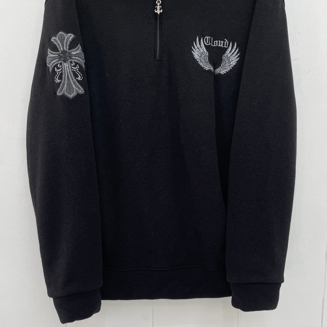 CLOUD72 Y2K 스트릿 하프집업 맨투맨 상품이미지4