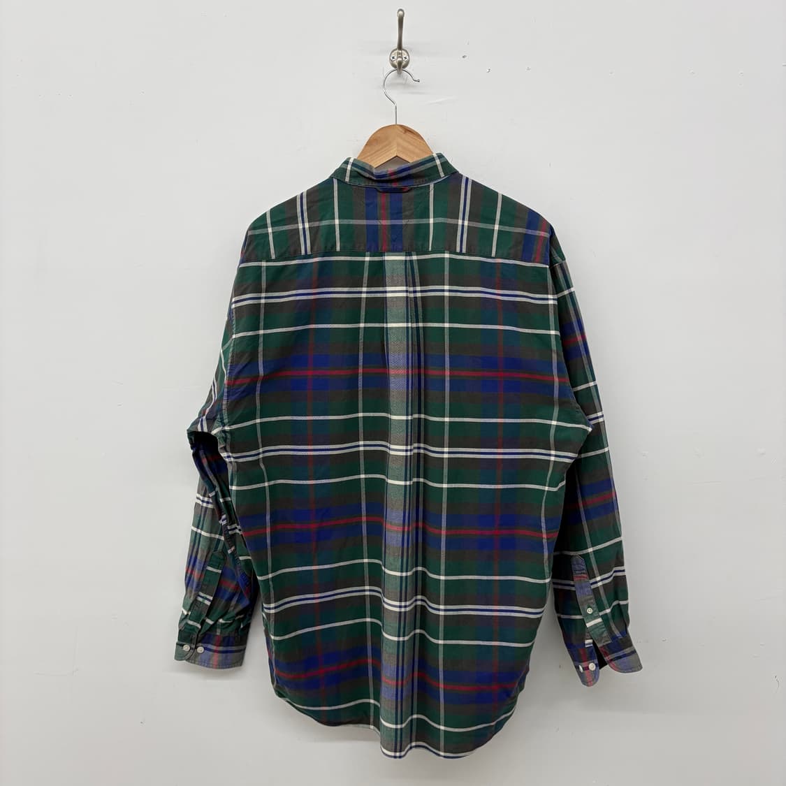 타미힐피거 체크 셔츠 남방 그린 남성 XXL 상품이미지5