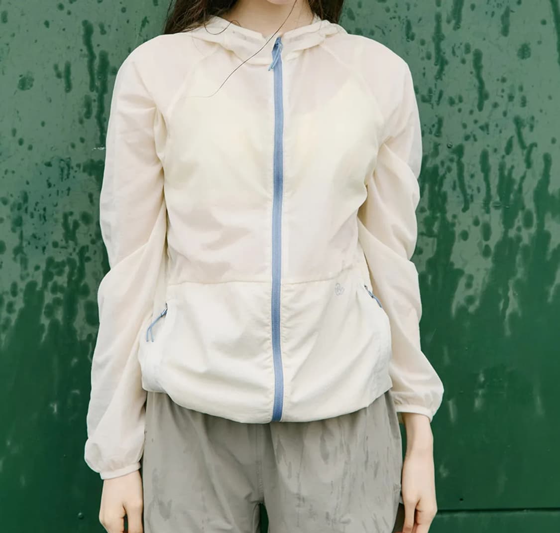 무브웜 러닝 에디션 바람막이 (cream) 상품이미지3