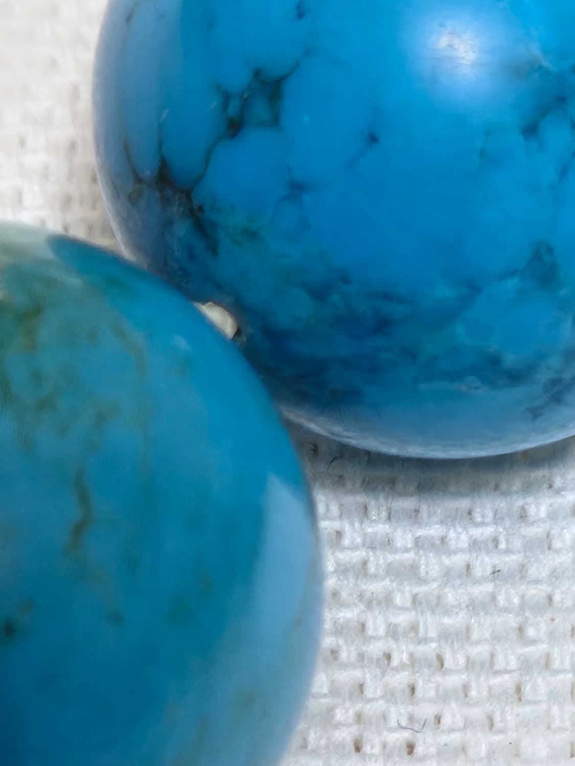 빈티지 터키석 볼드 비즈 팔찌 실버 925 잠금장치 상품이미지8