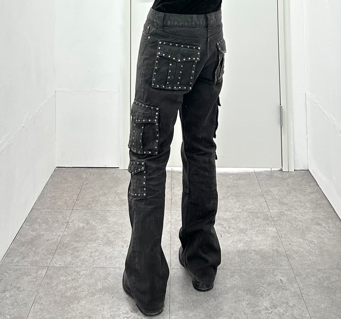 Shellac Studded Multi-Pocket Flared Deni 상품이미지10