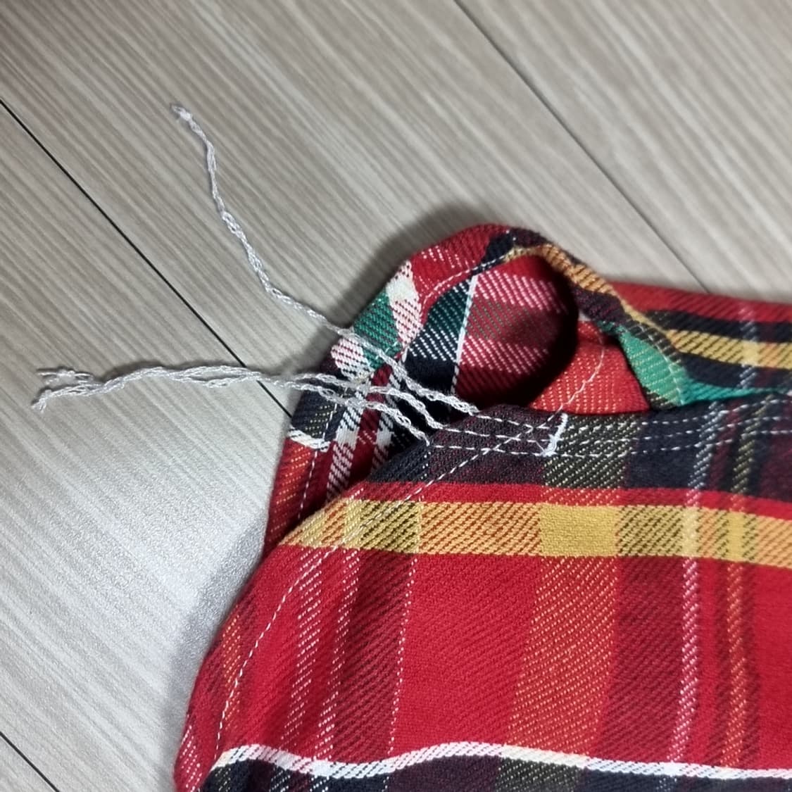 휴스턴 유니온메이드 레드 체크 남방 셔츠(95-100) 상품이미지6