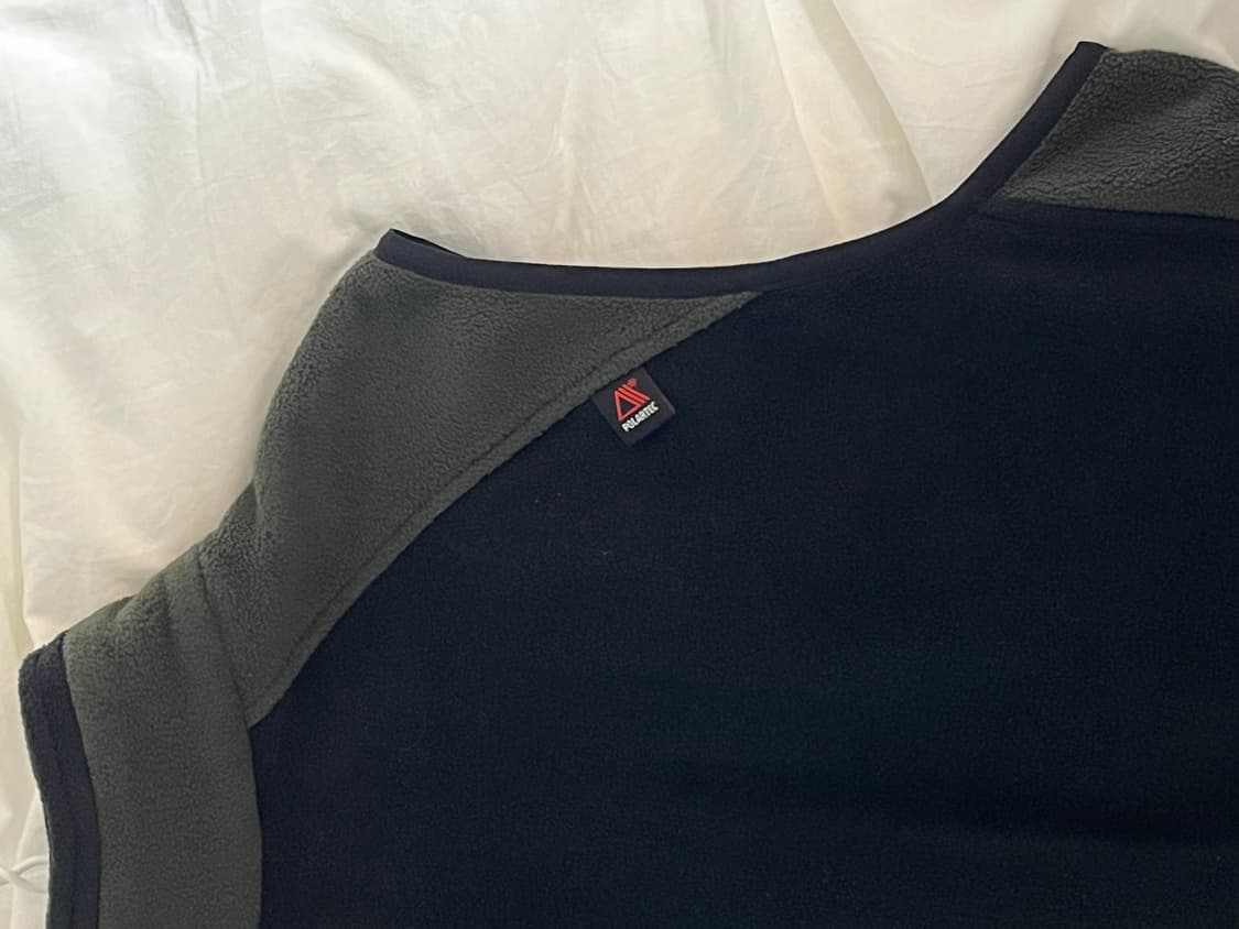 스컬프터 폴라텍 컬러 블락 베스트 그런지 힙 상품이미지4