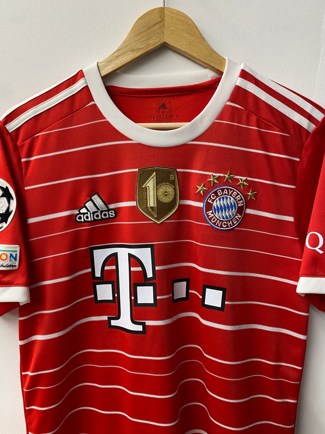 [S] ADIDAS 아디다스 FC 바이에른 뮌헨 22/23 홈 유니폼 상품이미지2