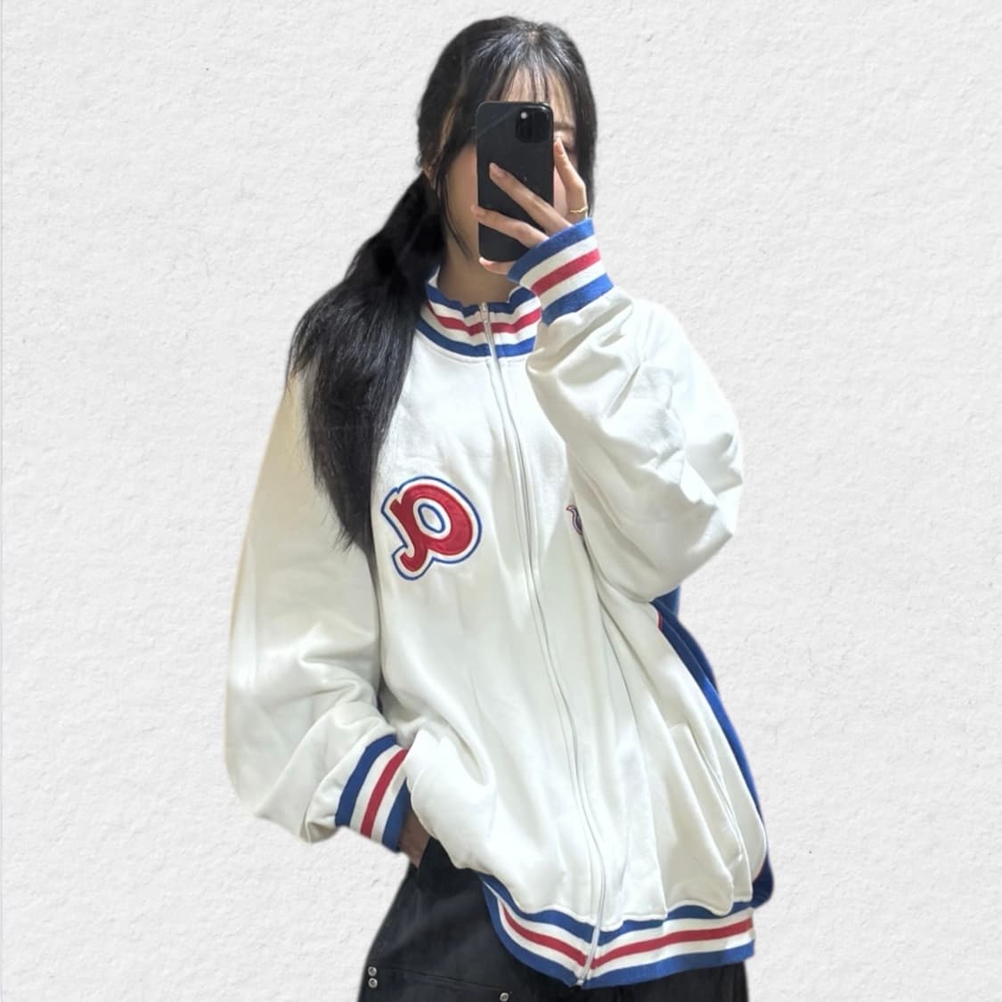 쿠퍼스타운 콜렉션 배색 집업 상품이미지1