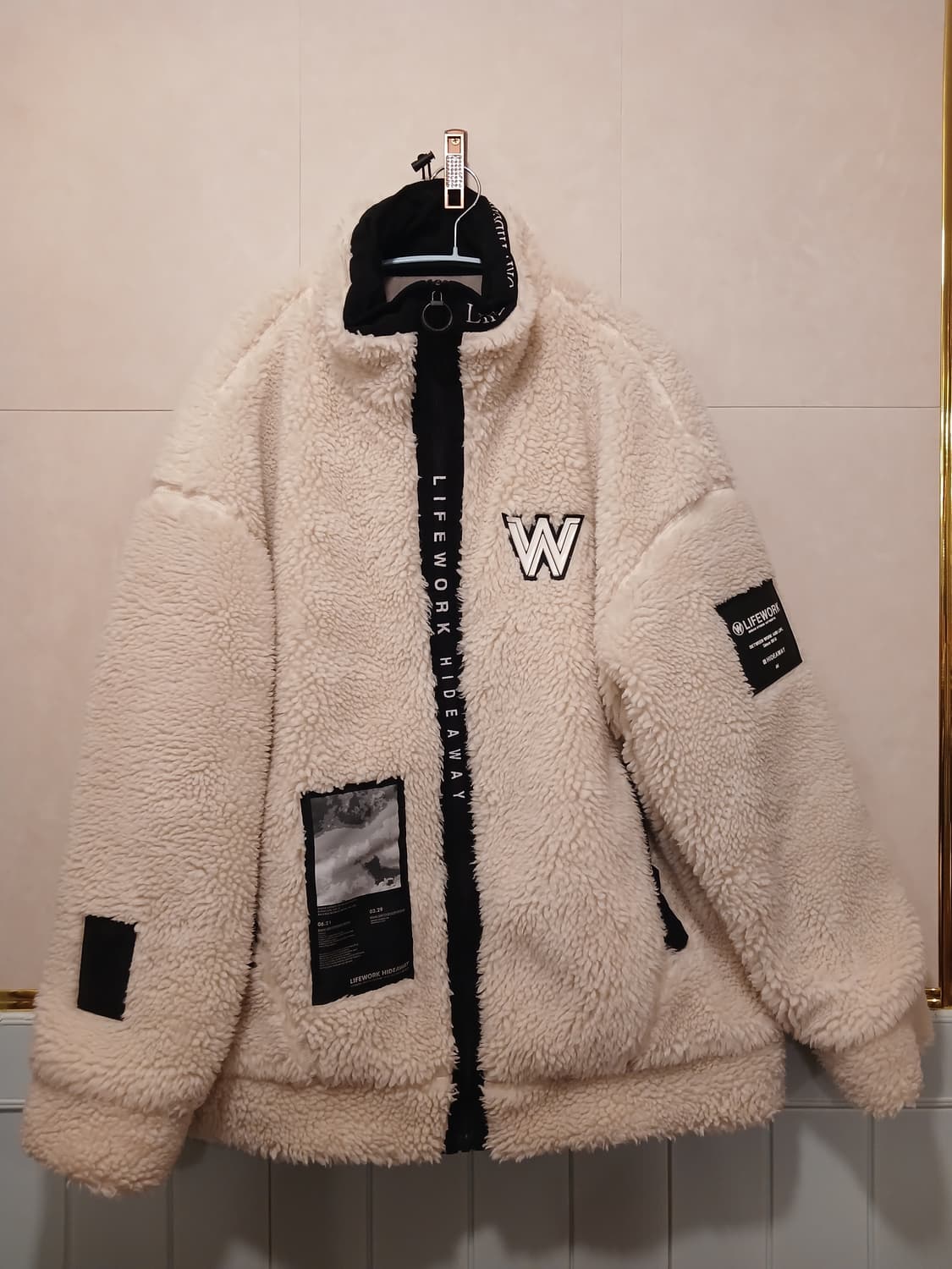 라이프워크 정품 남성 뽀글이 free (105 ~ 110) 사이즈 상품이미지1