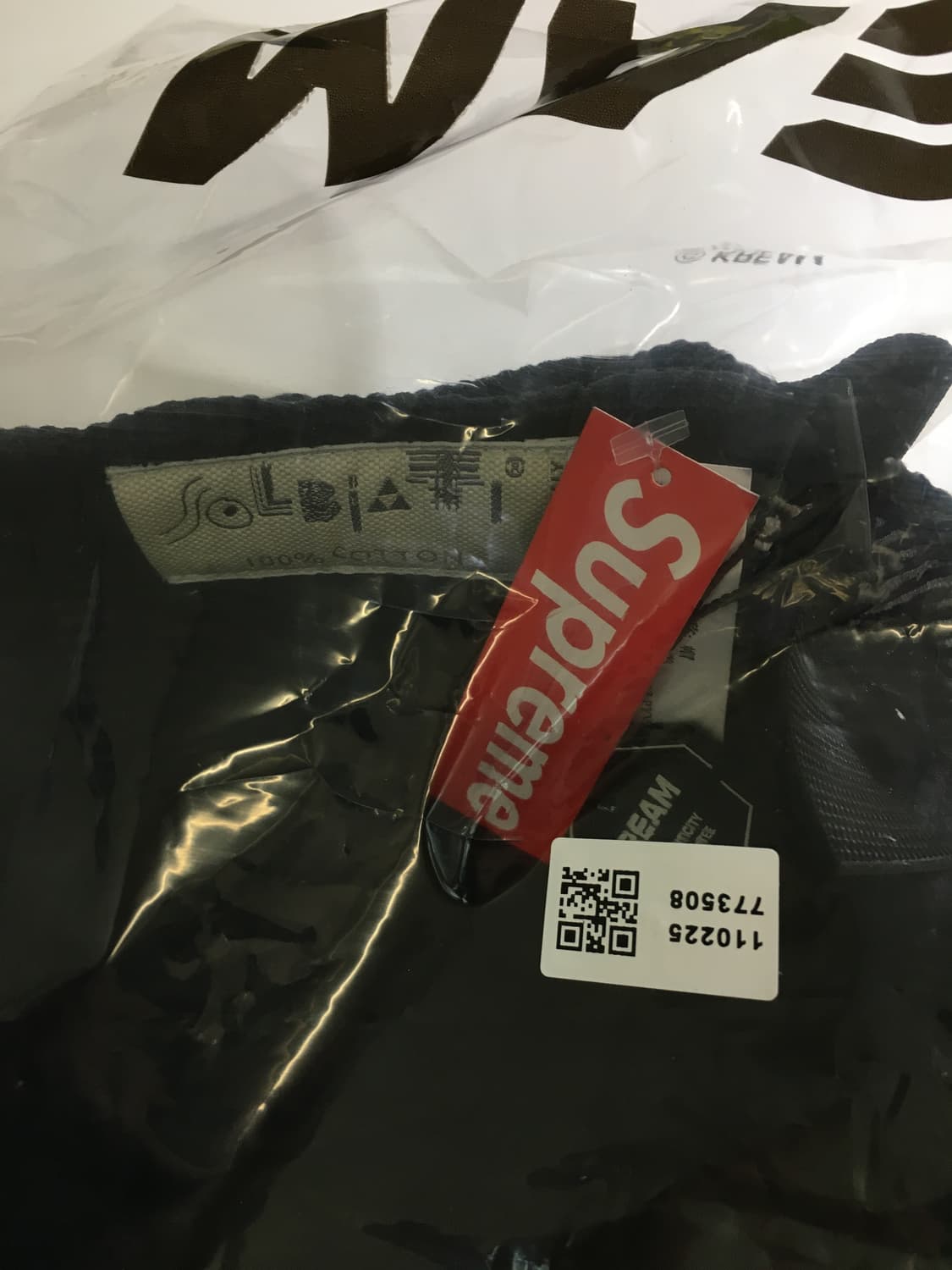 슈프림 시어서커 S로고 캡 모자 24SS 미착용 새상품 상품이미지3