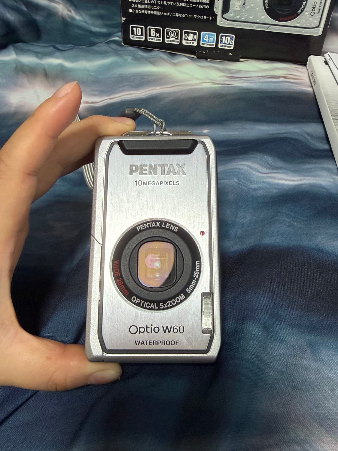 펜탁스 optio w60 카메라 디카 실버 초미품 풀박 💕✨ 상품이미지2