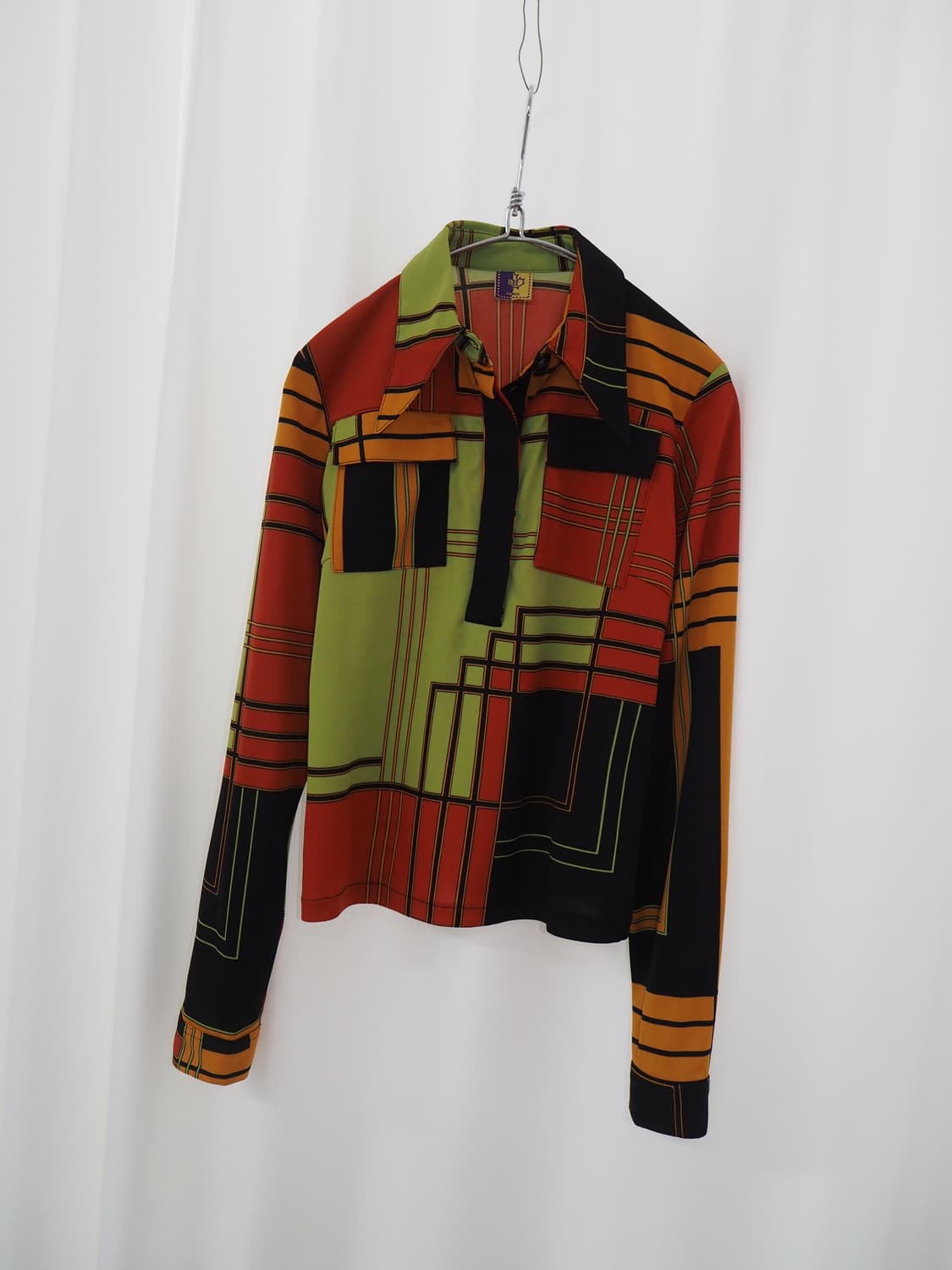 vintage butterfly collar top  상품이미지1