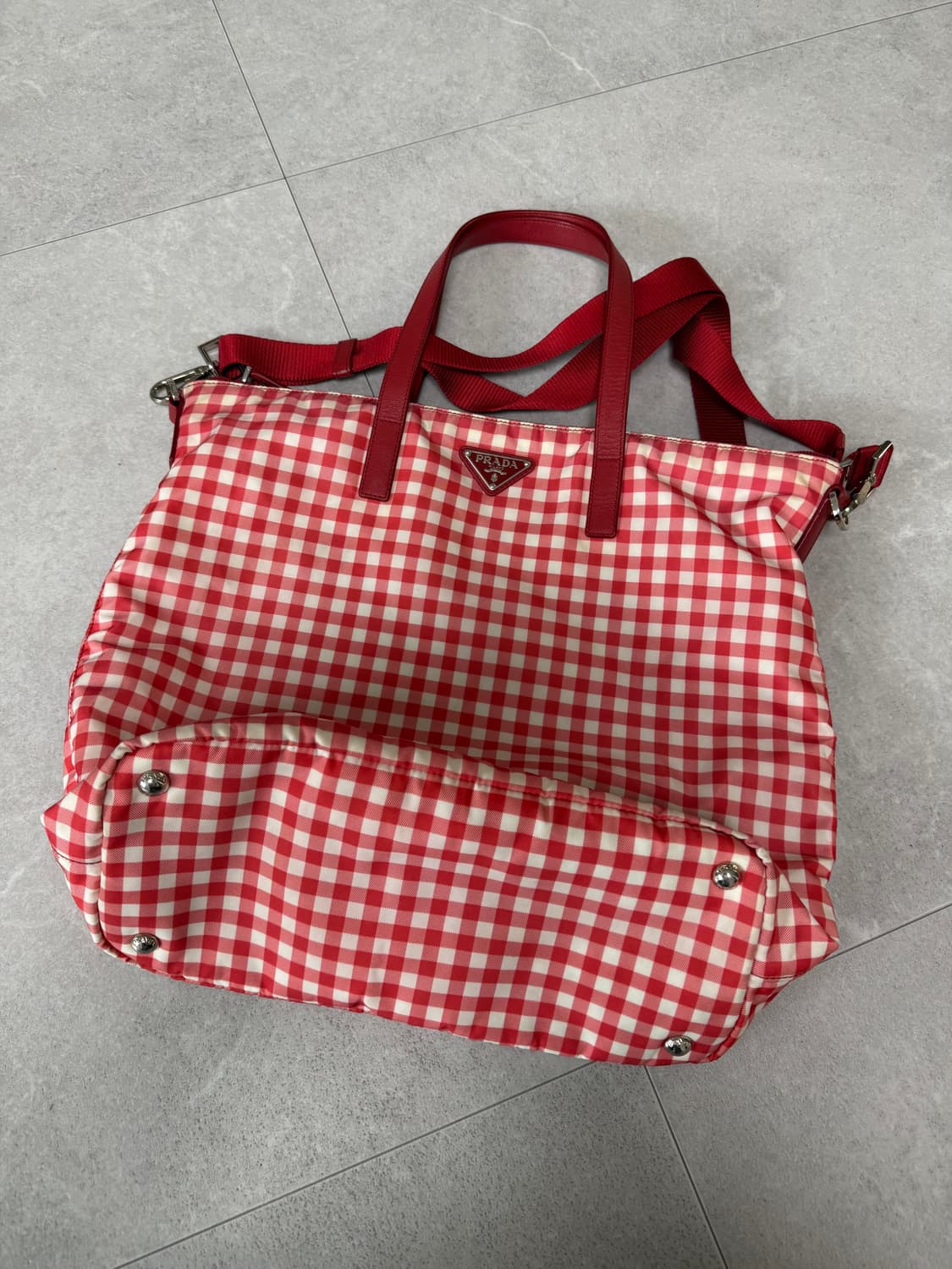 프라다 포코노 삼각로고 토드 크로스백 상품이미지1