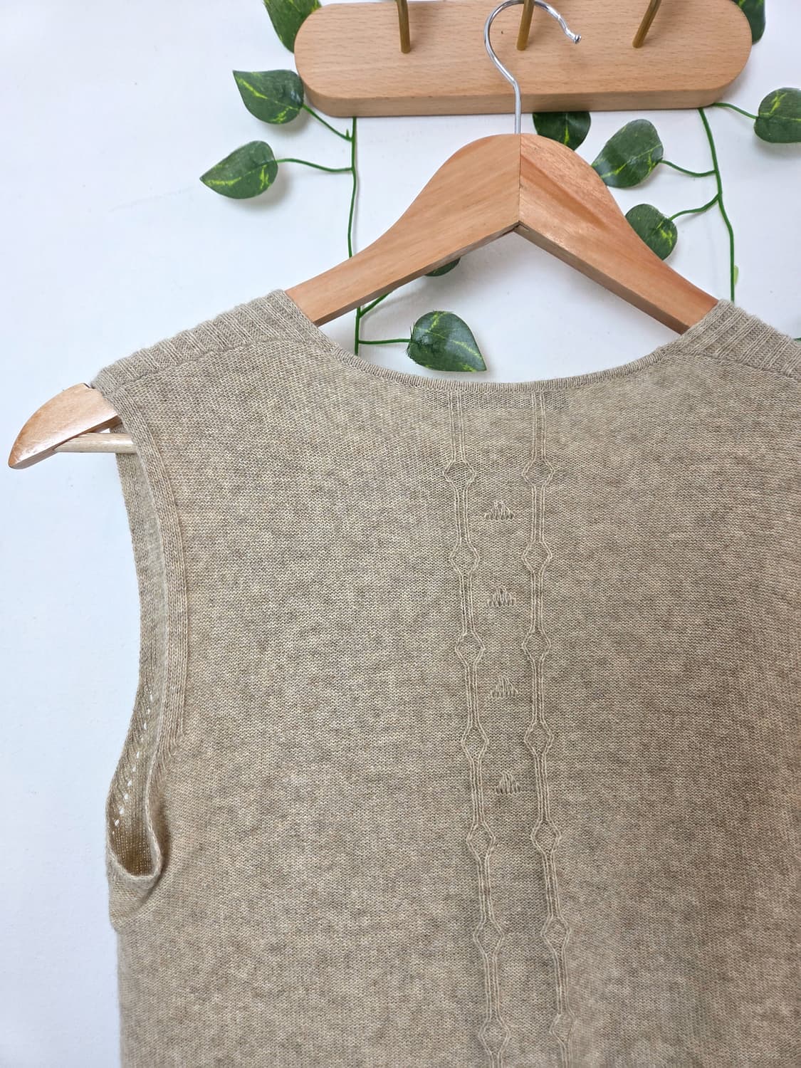 실크 캐시미어 베스트 상품이미지5