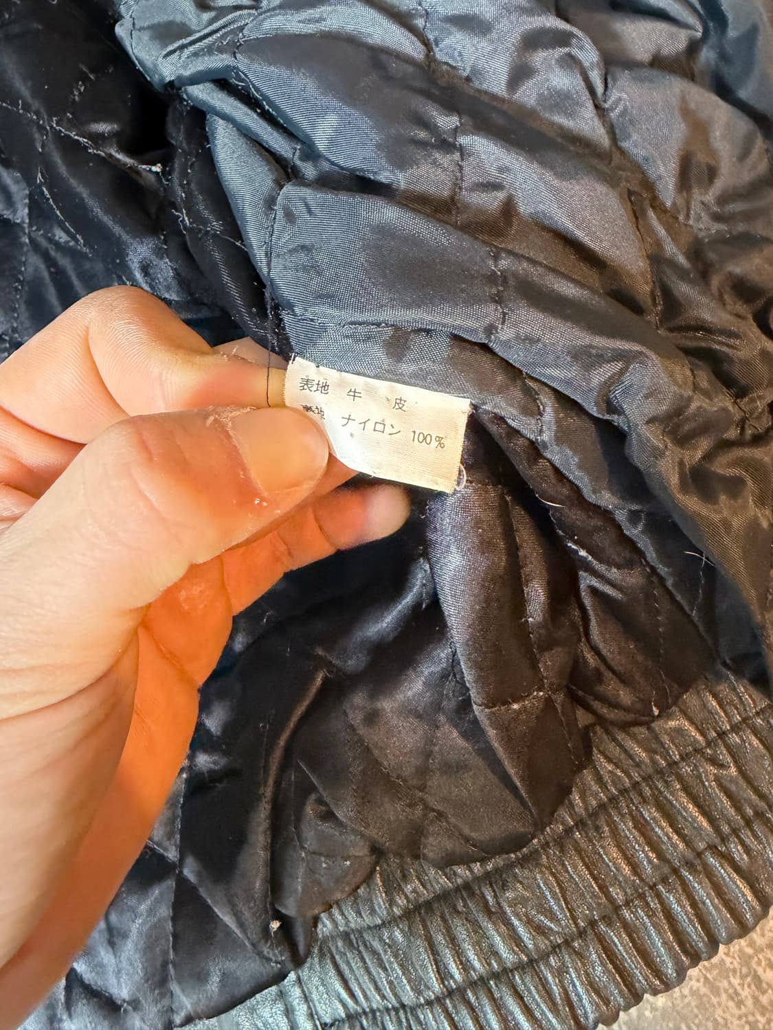 빈티지 양가죽 레더자켓 상품이미지6