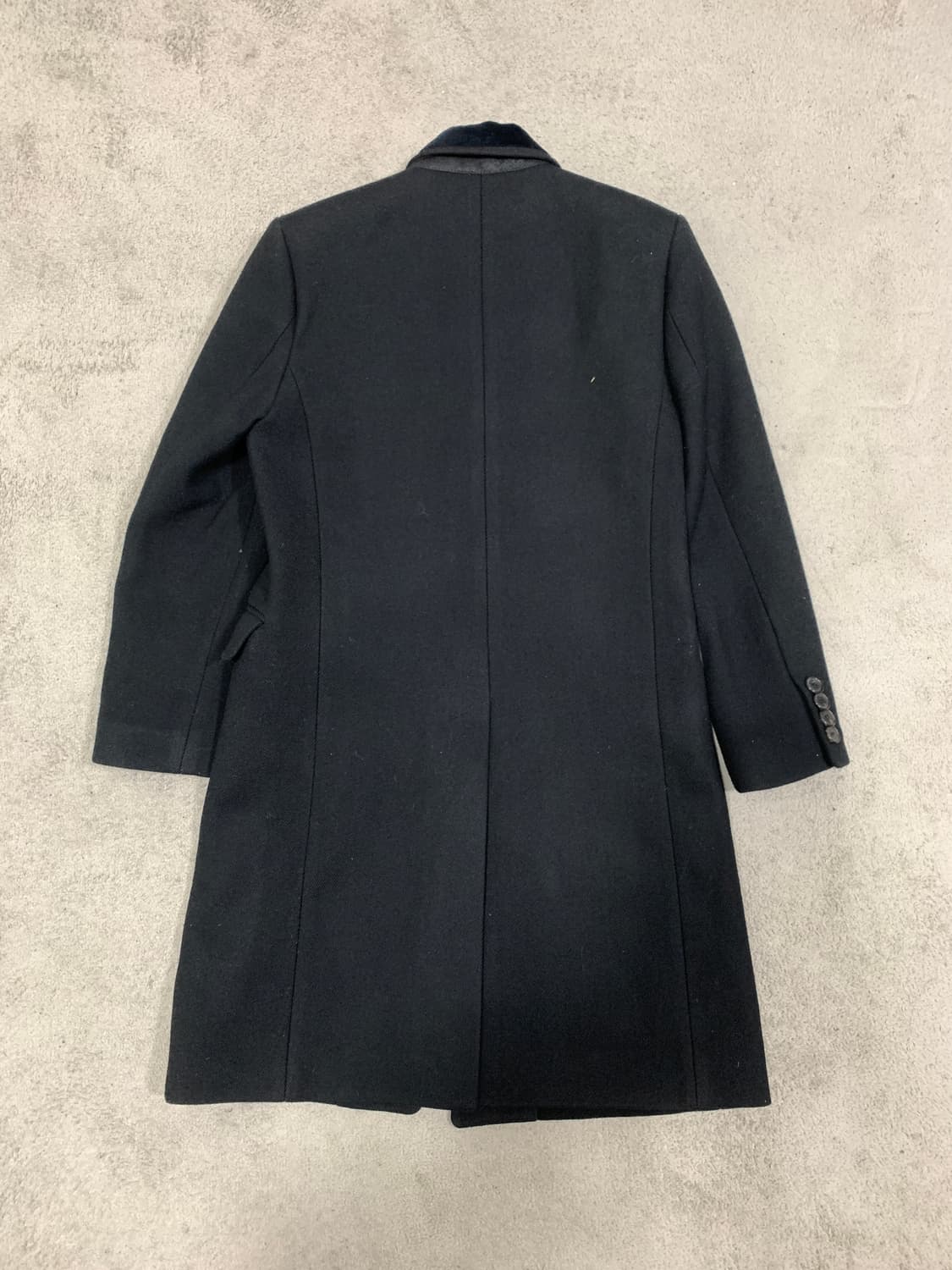 생로랑 13FW 벨벳라펠 체스터 코트 46 상품이미지4