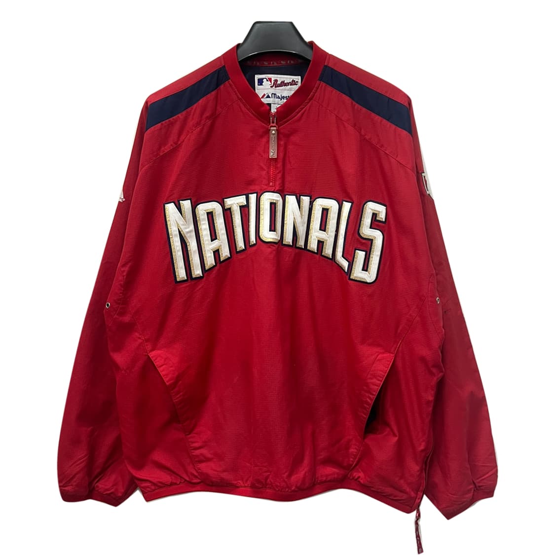 마제스틱 MLB 워싱턴 내셔널스 풀오버 바람막이 자켓 L 상품이미지1