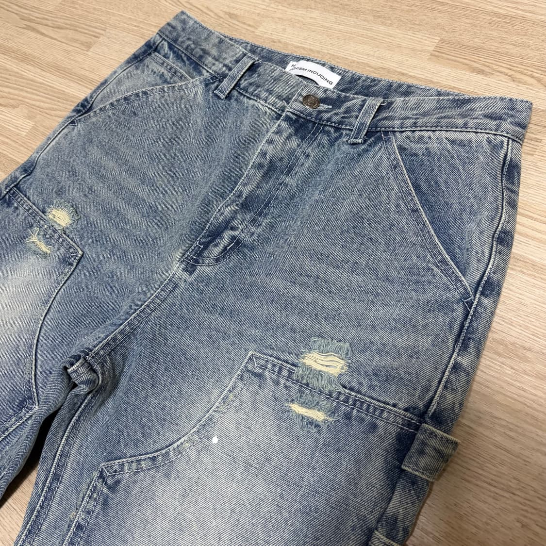 DOUBLE KNEE BOOT CUT JEANS 상품이미지3