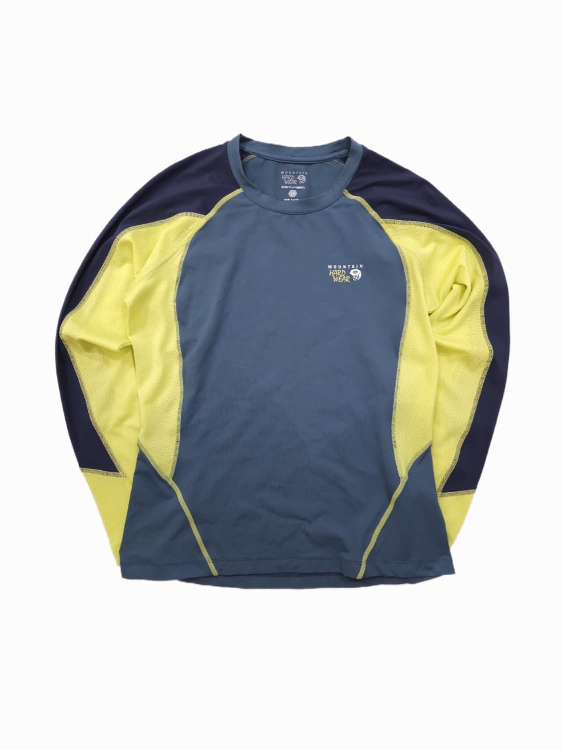 [90(S)] 마운틴하드웨어 컬러블록 테크니컬 하이킹 긴팔 티셔츠 상품이미지1