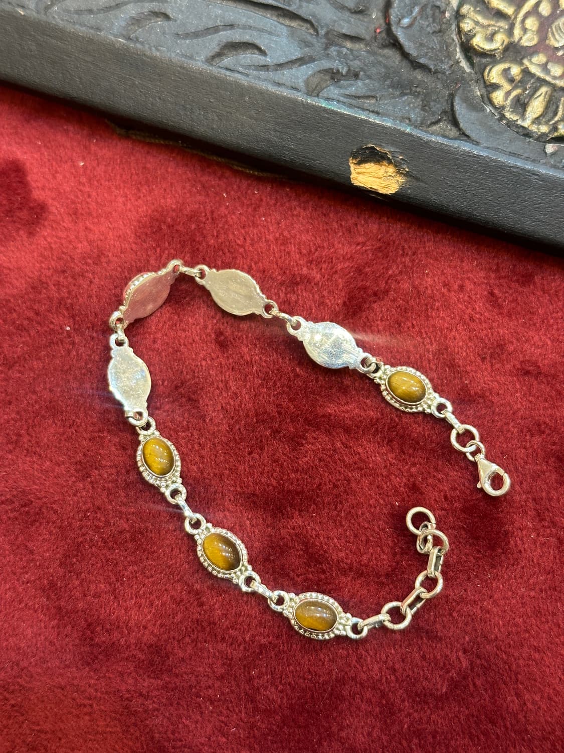 Tiger-eyes 925silver bracelet 상품이미지2