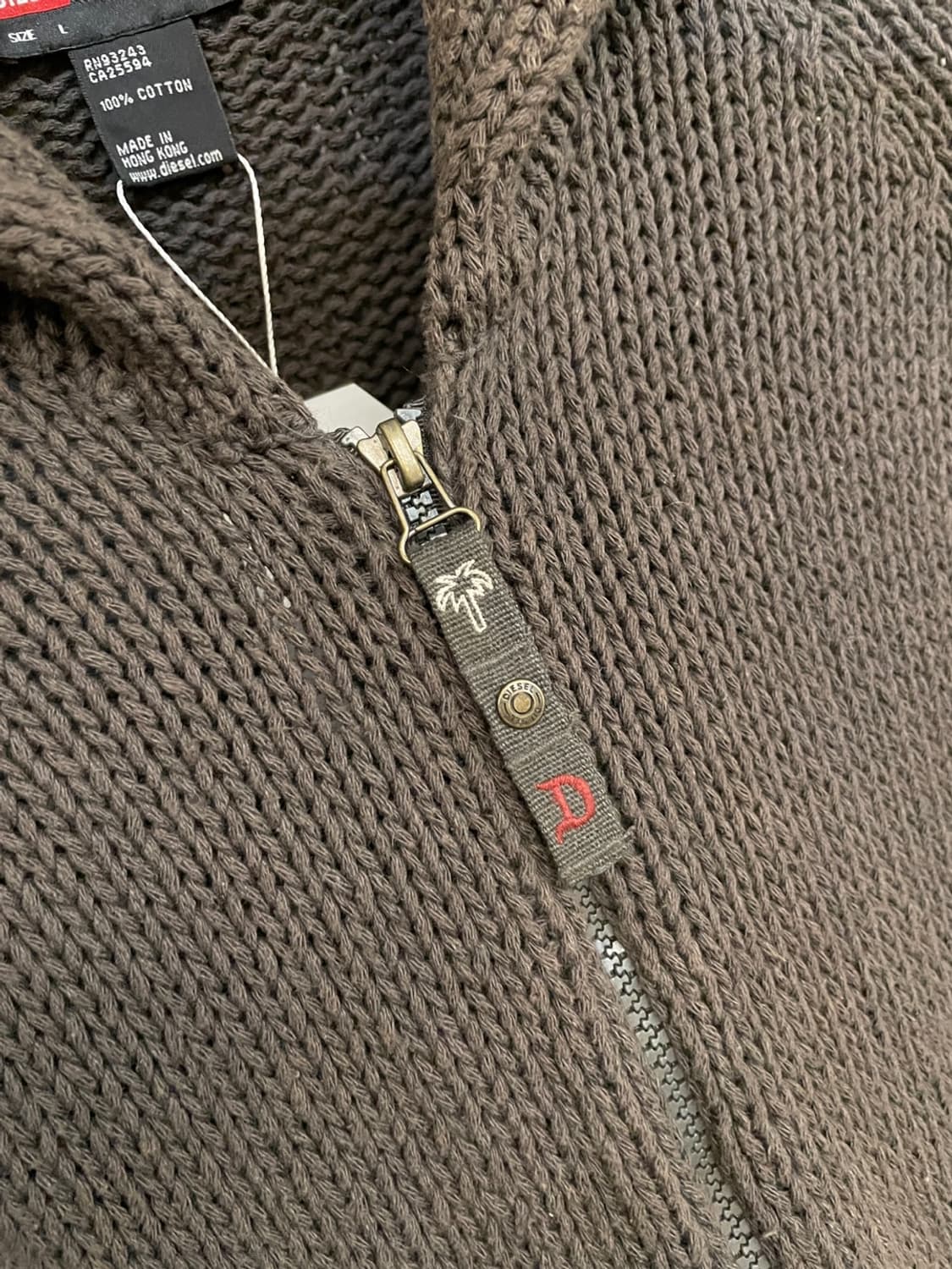 디젤 데미지 니트 집업  상품이미지5