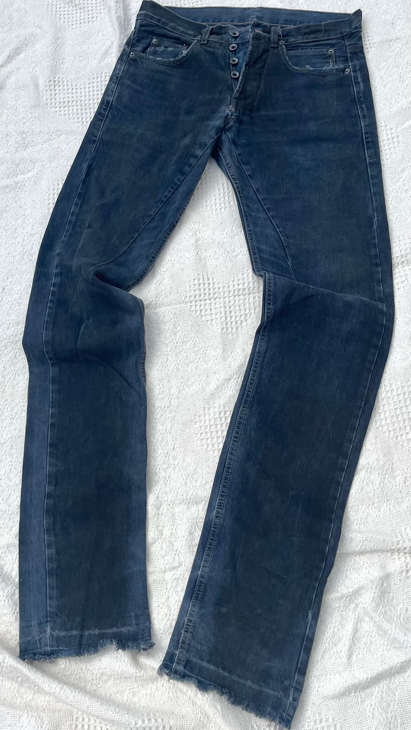 Rick Owens DRKSHDW waxed destroy jeans 상품이미지3