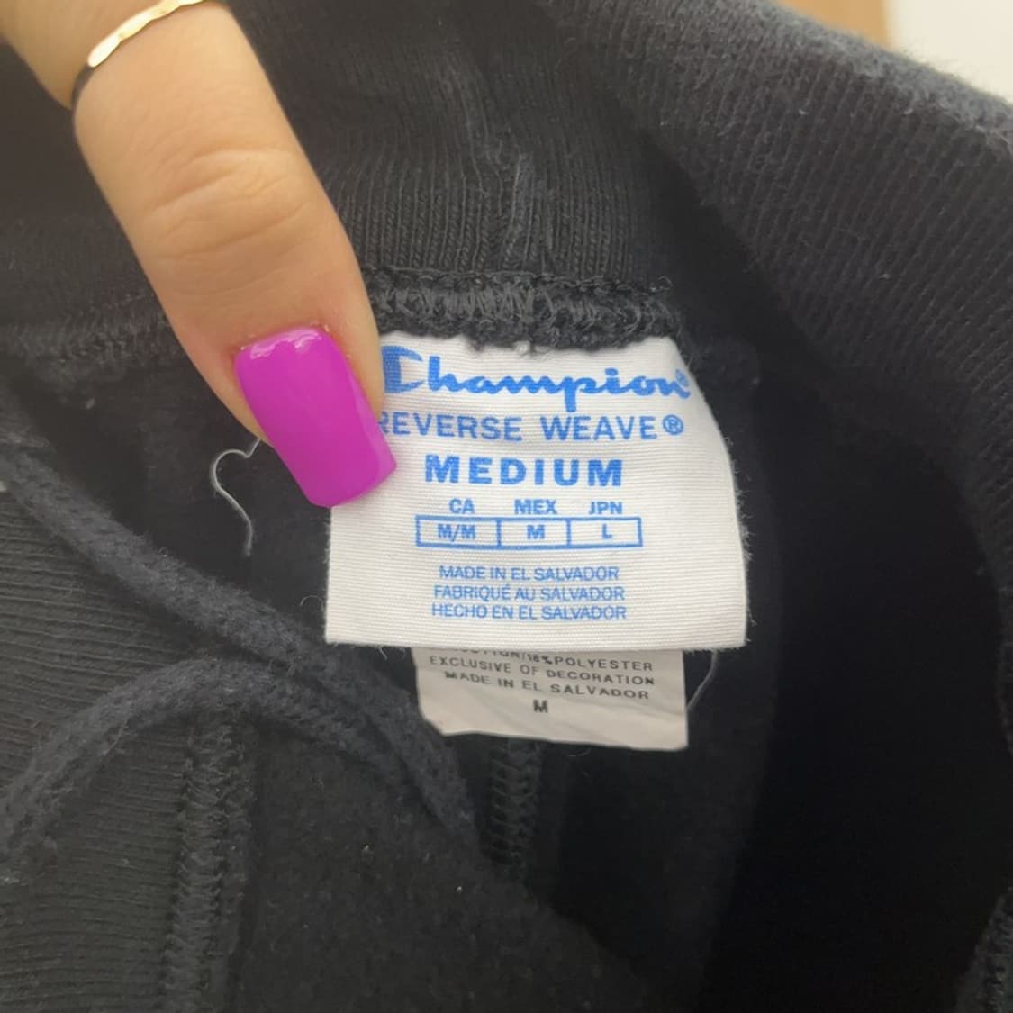 챔피언 리버스위브 자수로고 기모 조거 트레이닝 스웻팬츠 M C07140 상품이미지5