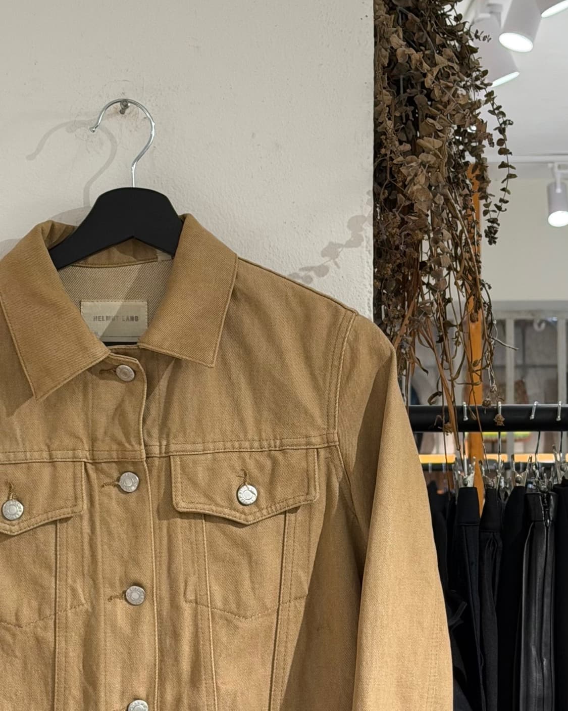 헬무드랭 베이지 데님 클래식 로우 트리거 자켓 상품이미지3