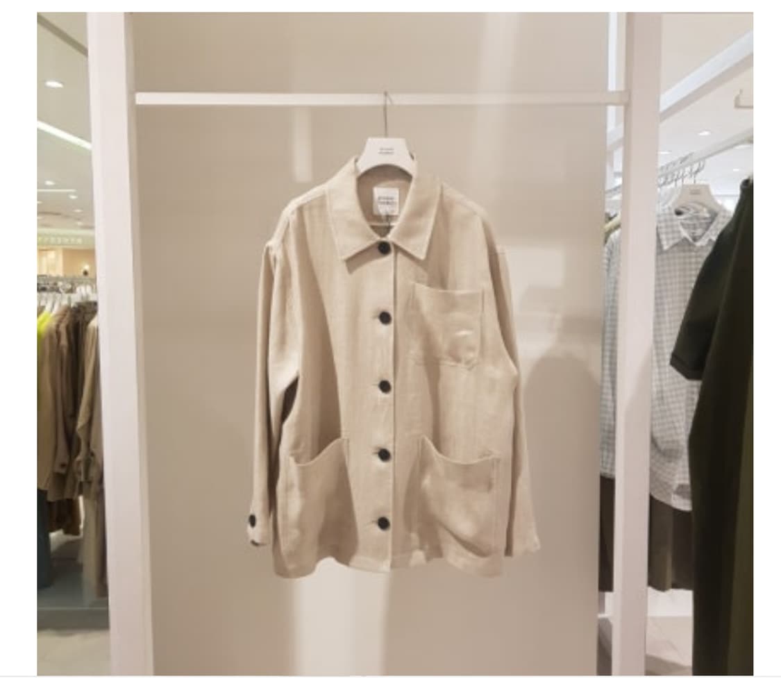 스튜디오톰보이 28만 헤링본마 셔츠형자켓 새옷 상품이미지2