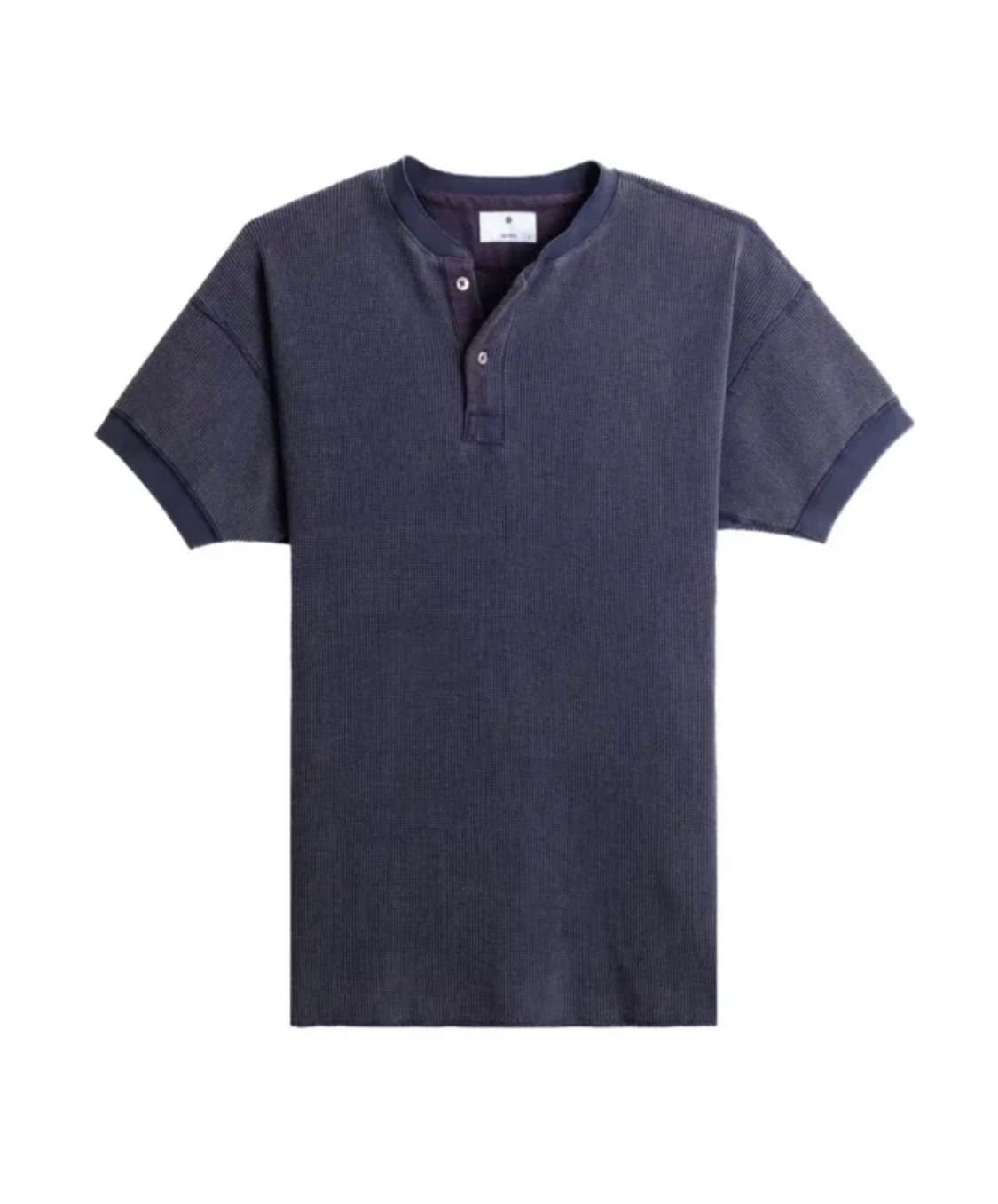 헤이스트 써멀 니트 헨리넥 네이비 2사이즈(105) 상품이미지1