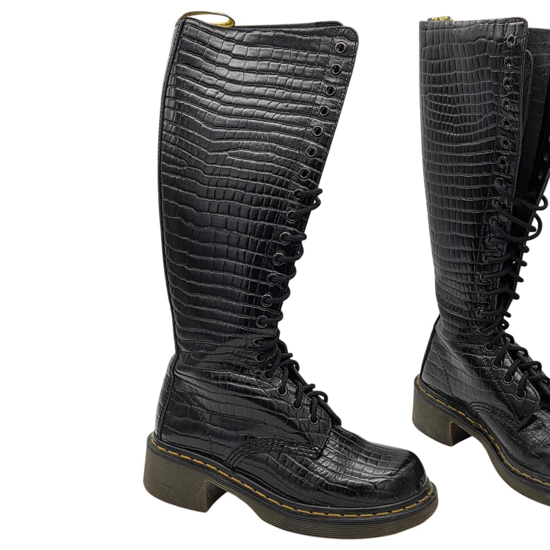닥터마틴 90s 9730 20홀 크로크 블랙 영국제 (4) 상품이미지1