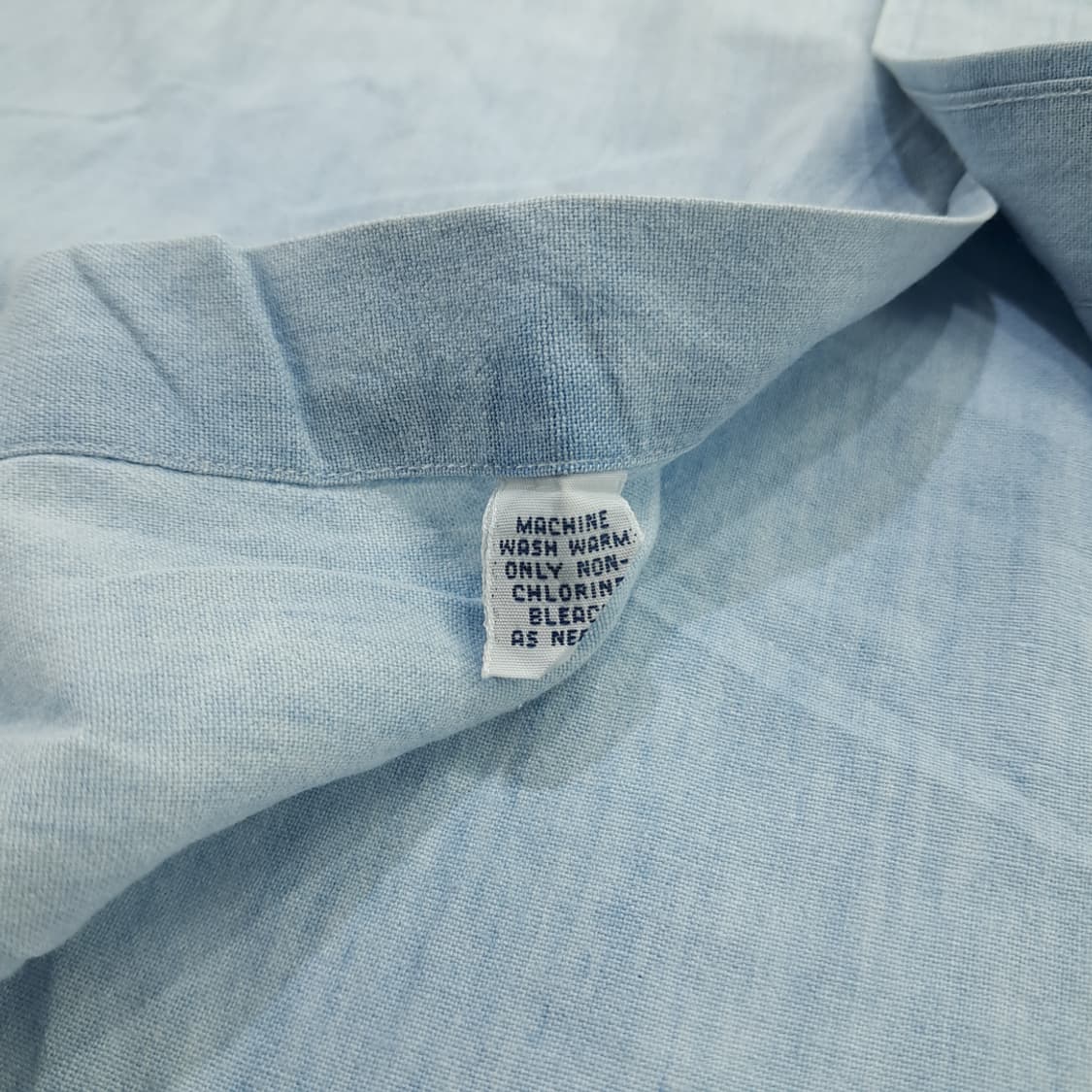 CN696 L 폴로 랄프로렌 워시드 샴브레이 긴팔 셔츠 남방 상품이미지6