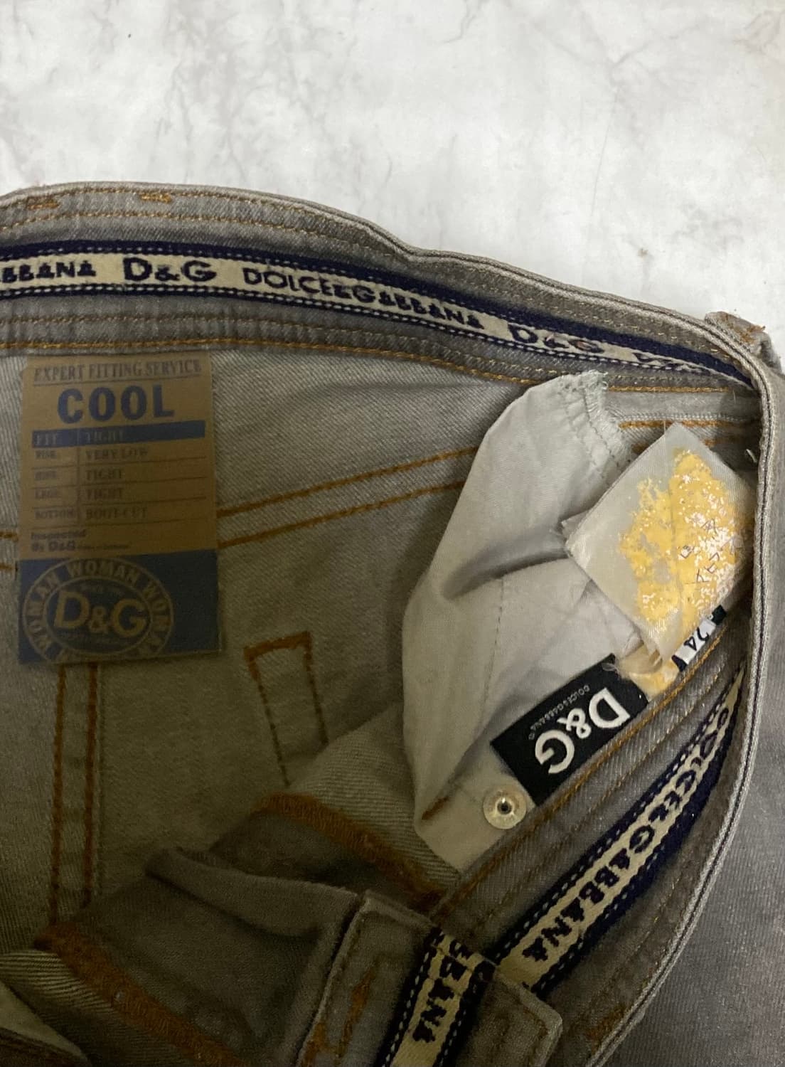 돌체앤가바나 청바지 허리 28 인치 남녀공용 상품이미지3