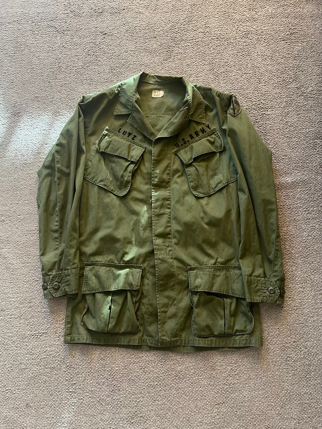 1969 Vietnam War 정글 퍼티그 Jacket 상품이미지1