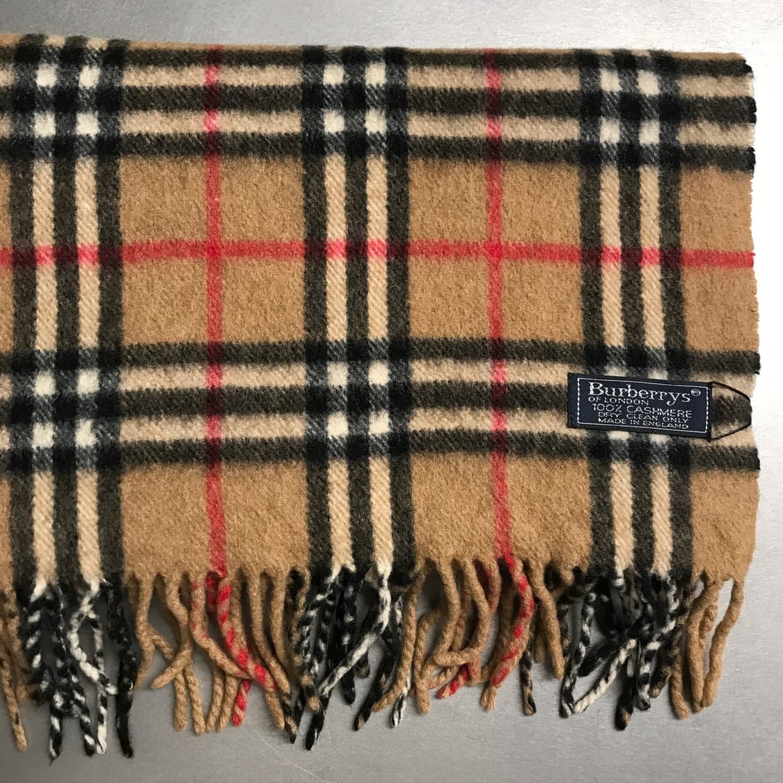 버버리 정품 캐시미어 머플러 베이지 상품이미지3