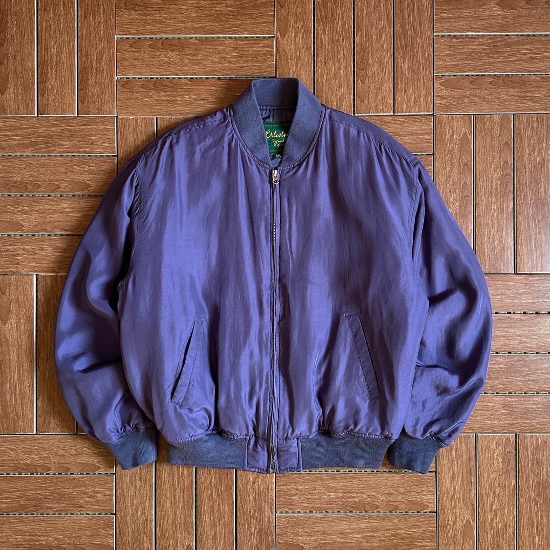 Elcolos silk 100% bomber jacket  상품이미지1