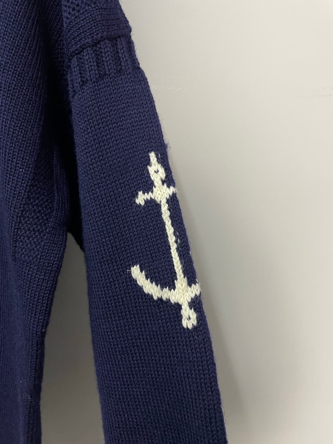 건지울른스 터틀넥 네이비 피셔맨 스웨터 H2117 상품이미지4