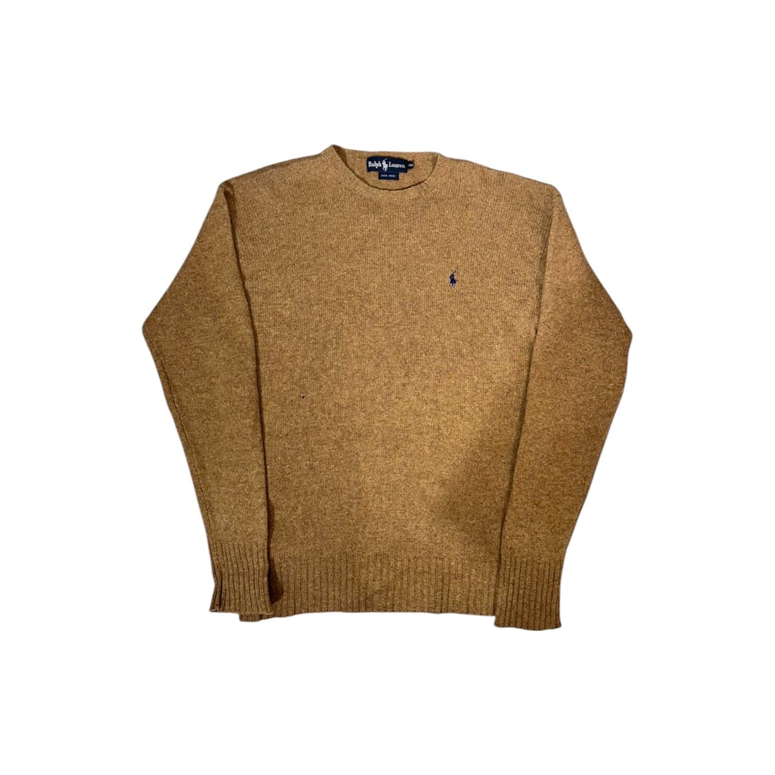 90s 폴로 베이지 울 니트 100 상품이미지5