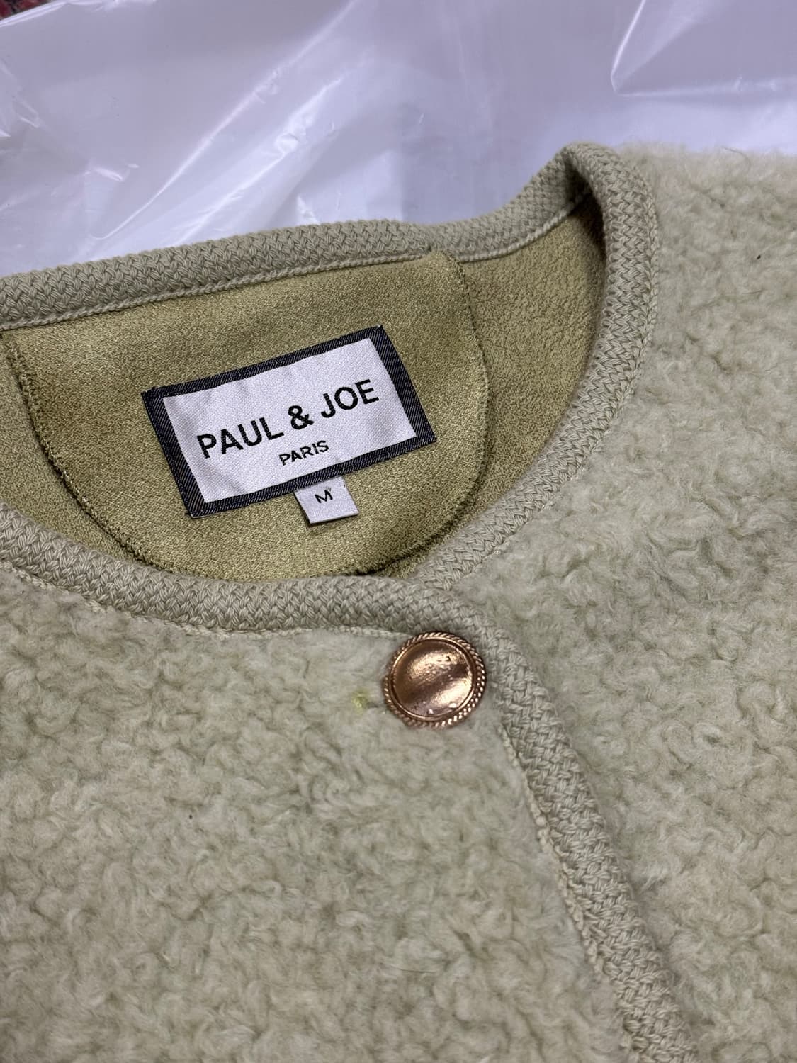 paul&joe / 폴앤조 양털 버튼 트위드 자켓 상품이미지4