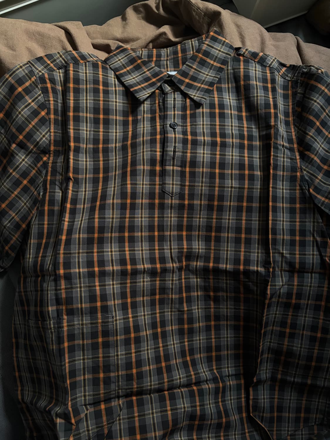 사파리스팟 반팔셔츠 Pocket Check Half Shirts (Bro 상품이미지3