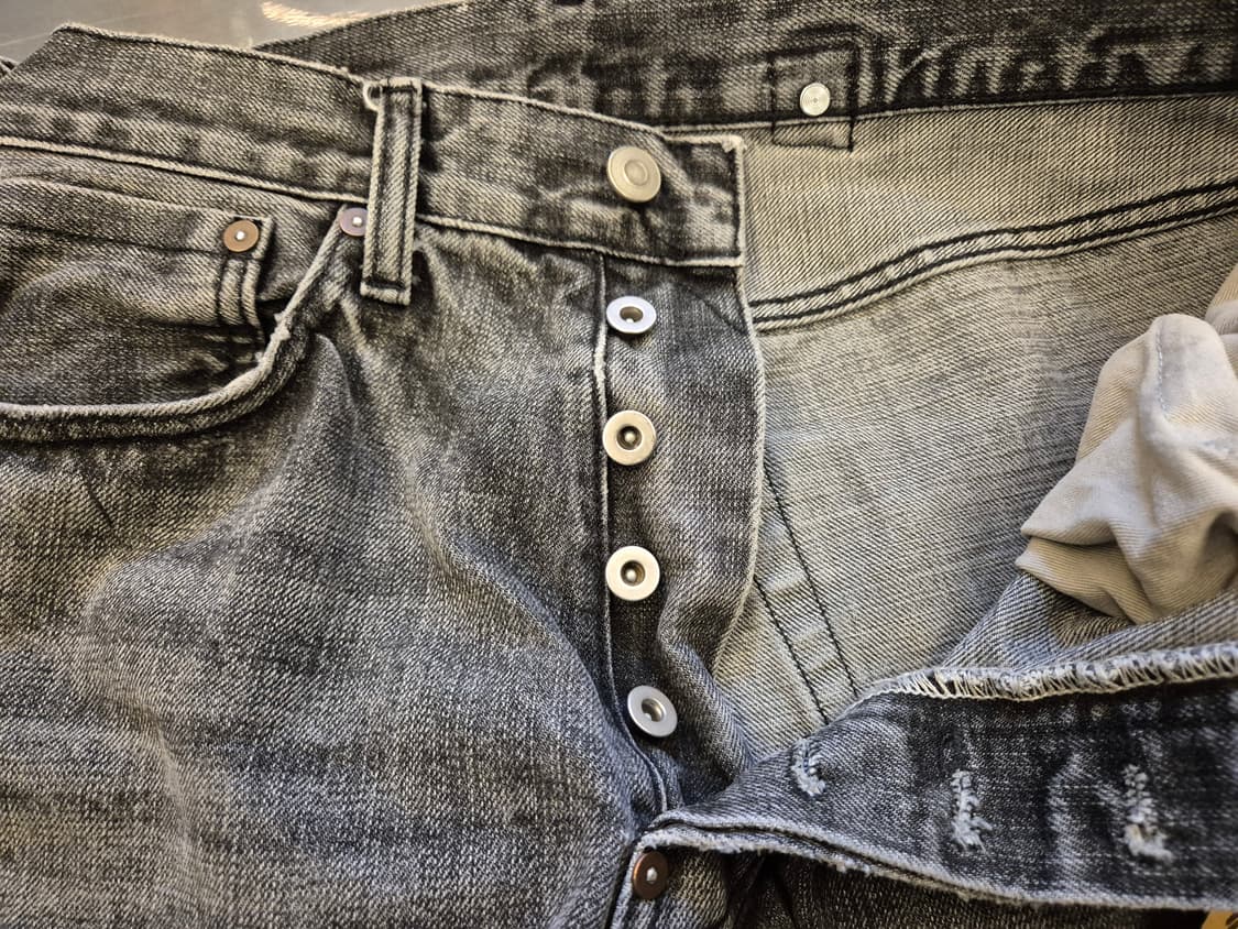 비헤비어 신치백 셀비지  데님 팬츠 상품이미지7