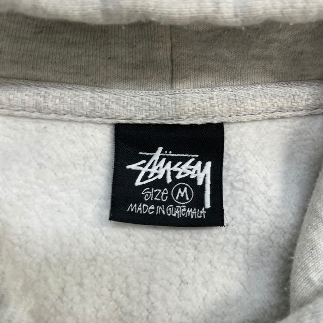 스투시 Stussy 베이직 로고 후드집업 에쉬해더 그레이 상품이미지5