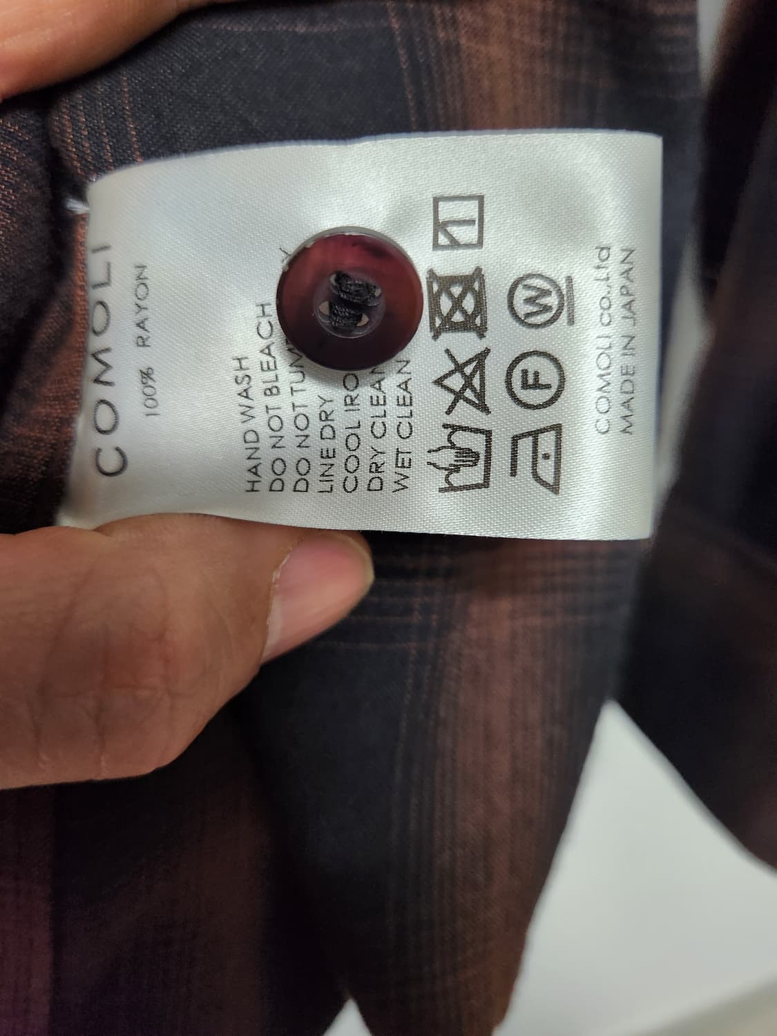 comoli 코모리 레이온셔츠 2사이즈 상품이미지5