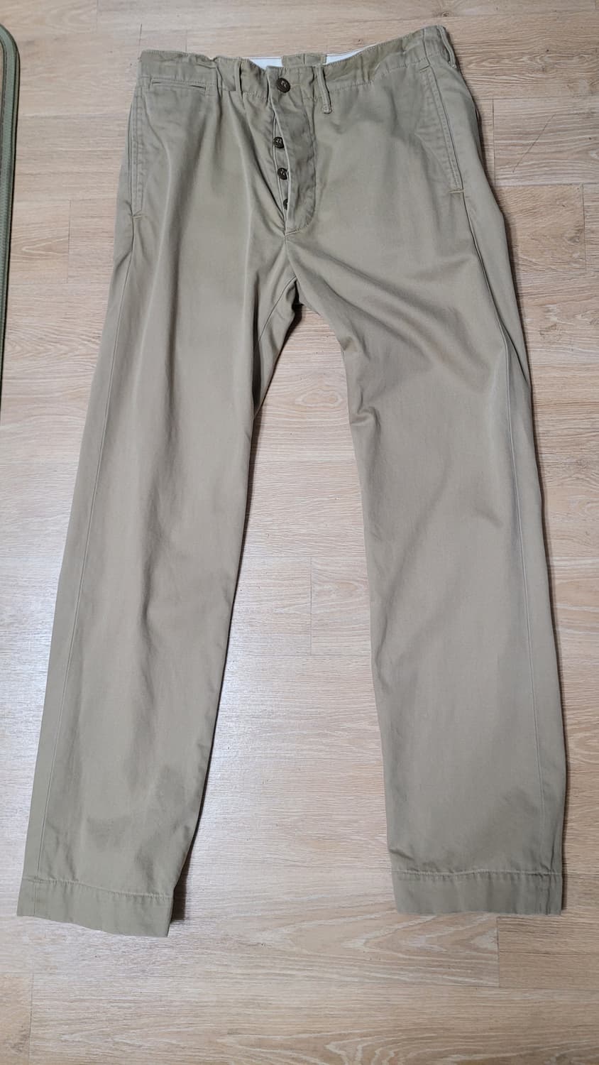 더블알엘(RRL) - 치노팬츠(뉴 밀리터리 카키) 30/30 사이즈 상품이미지2