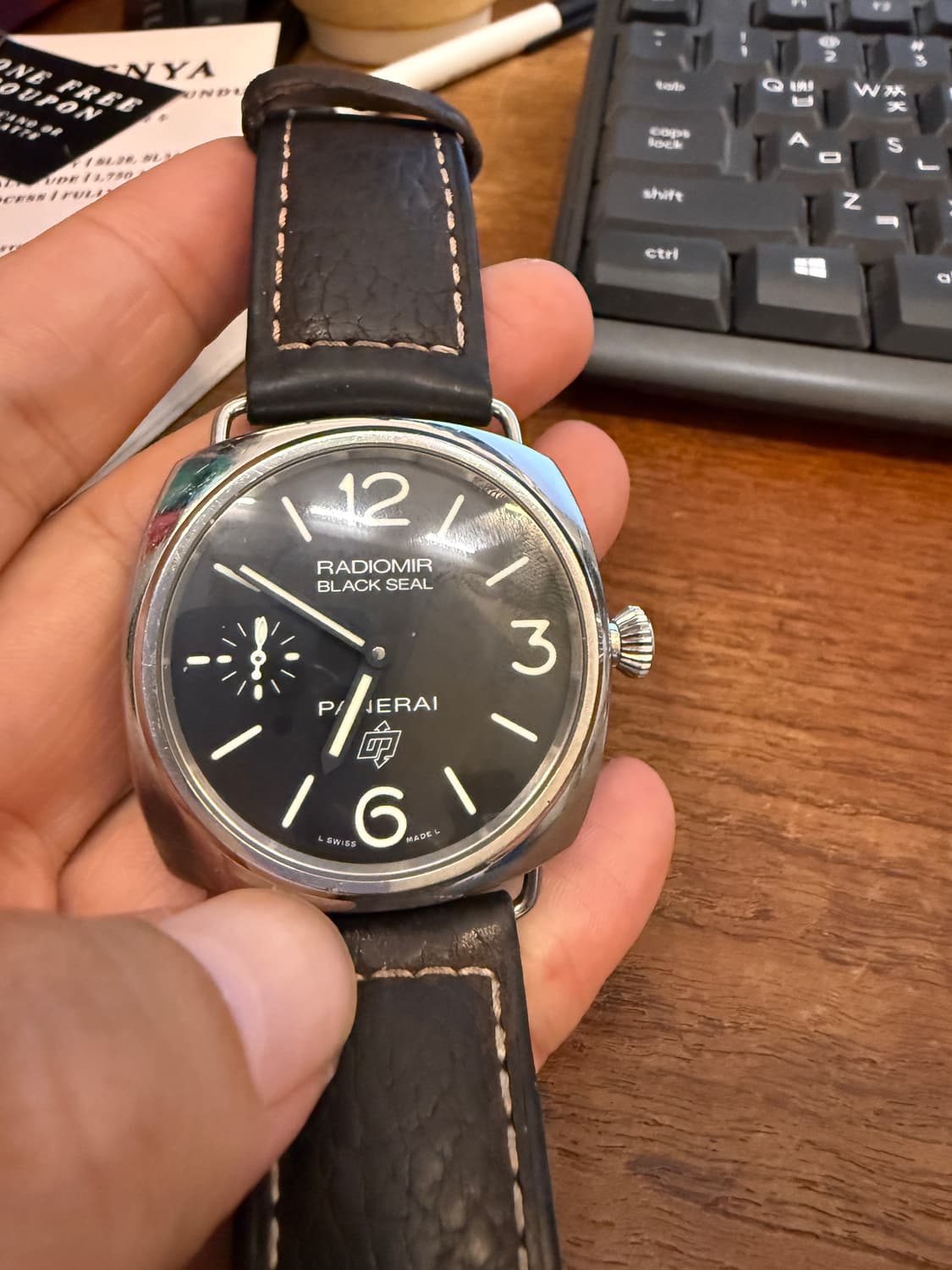 구형 파네라이 Panerai Radiomir Black Seal PAM0 상품이미지6