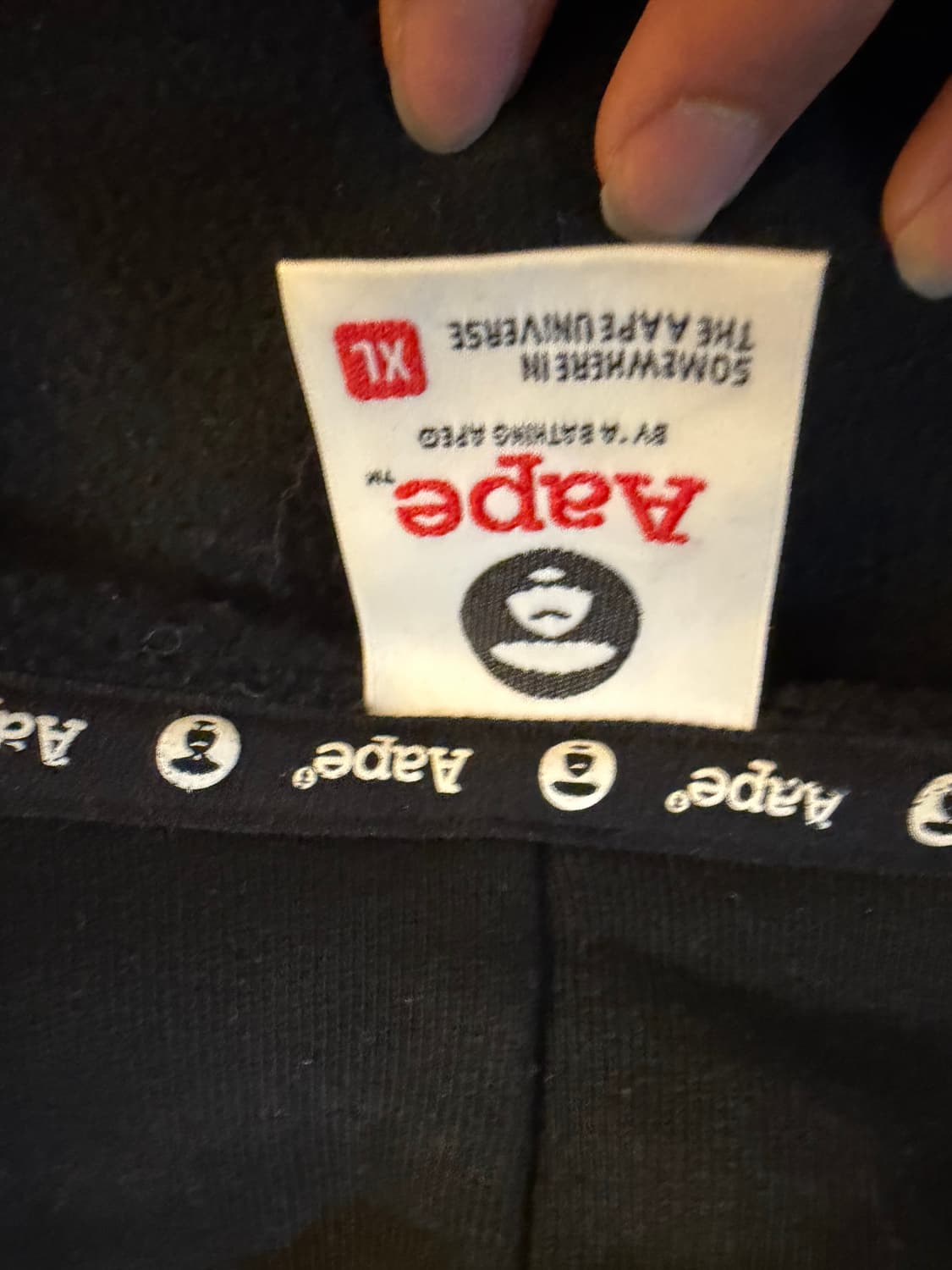 Aape 에이프 카모 후드집업 XL 상품이미지4