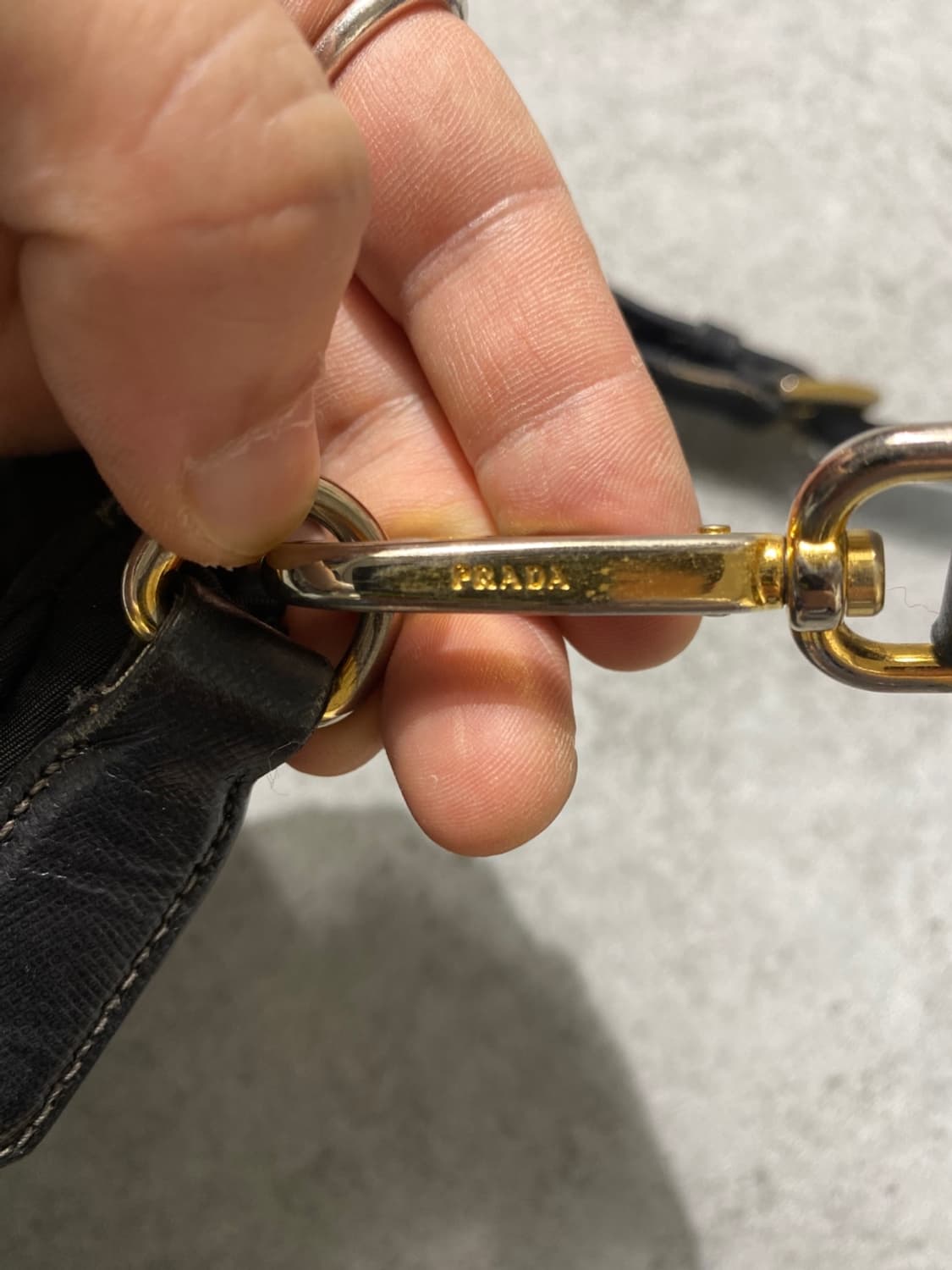 [27*19] Prada 프라다 포코노 나일론 크로스백 상품이미지5