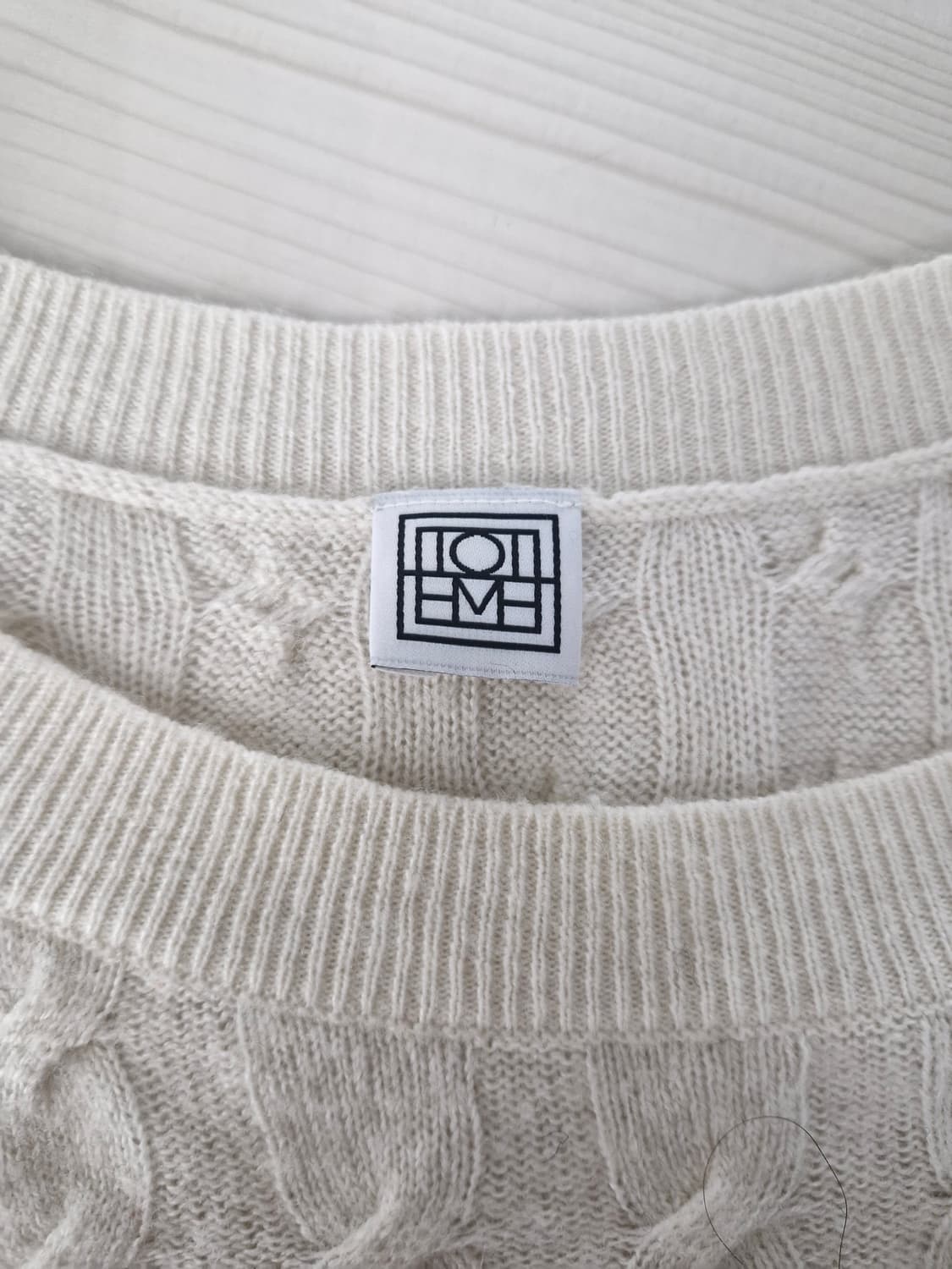 TOTEME 토템 케이블 니트(캐시미어100%) 상품이미지7