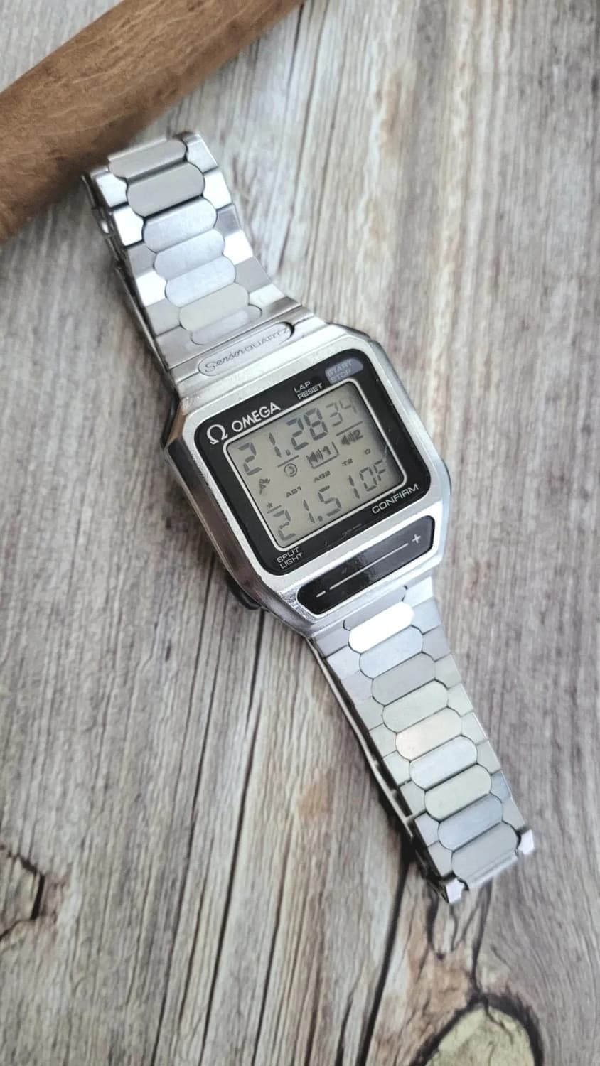 [특가상품]정품 오메가 센서쿼츠 빈티지 전자시계[터치패널] 상품이미지3